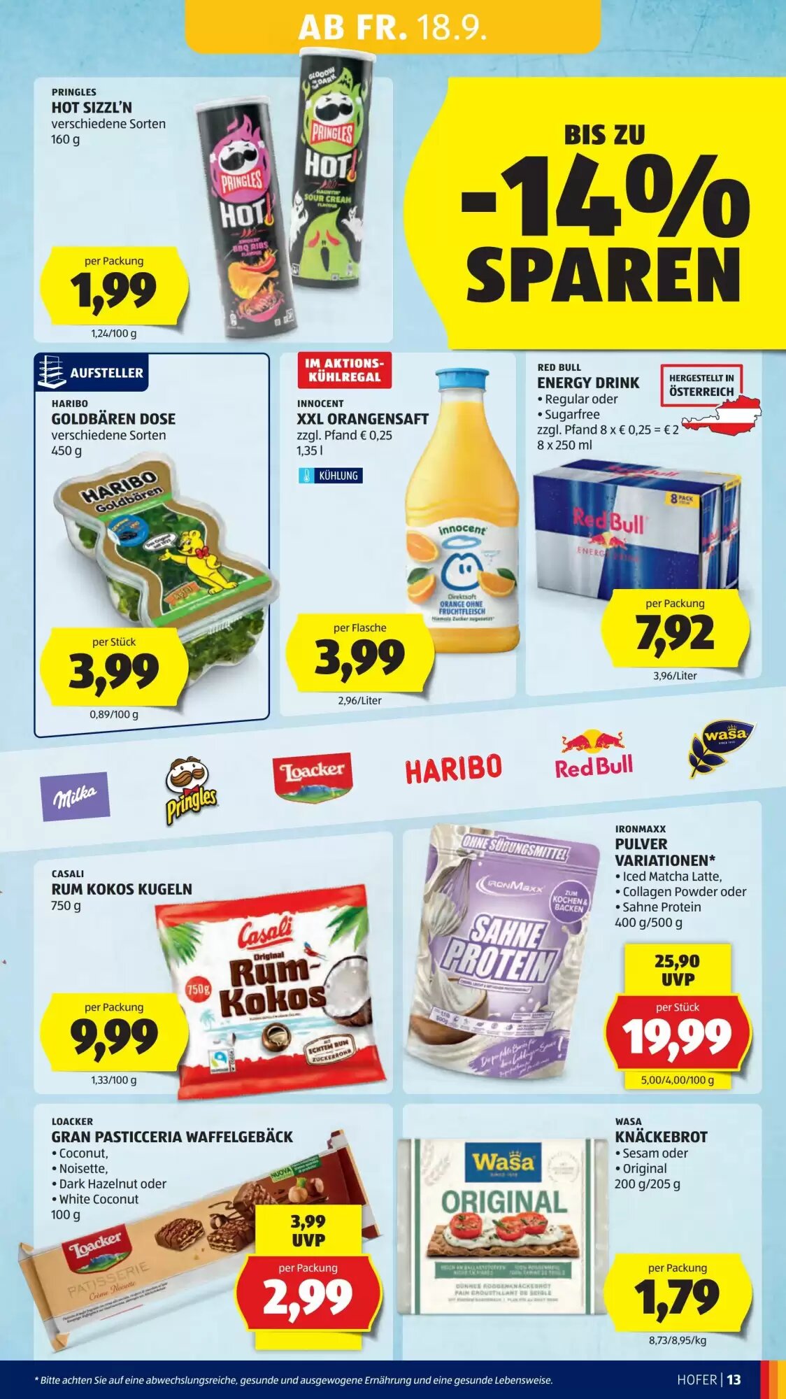 Hofer Flugblatt (ab 18.09.2026) - Angebote und Prospekt - Seite 17