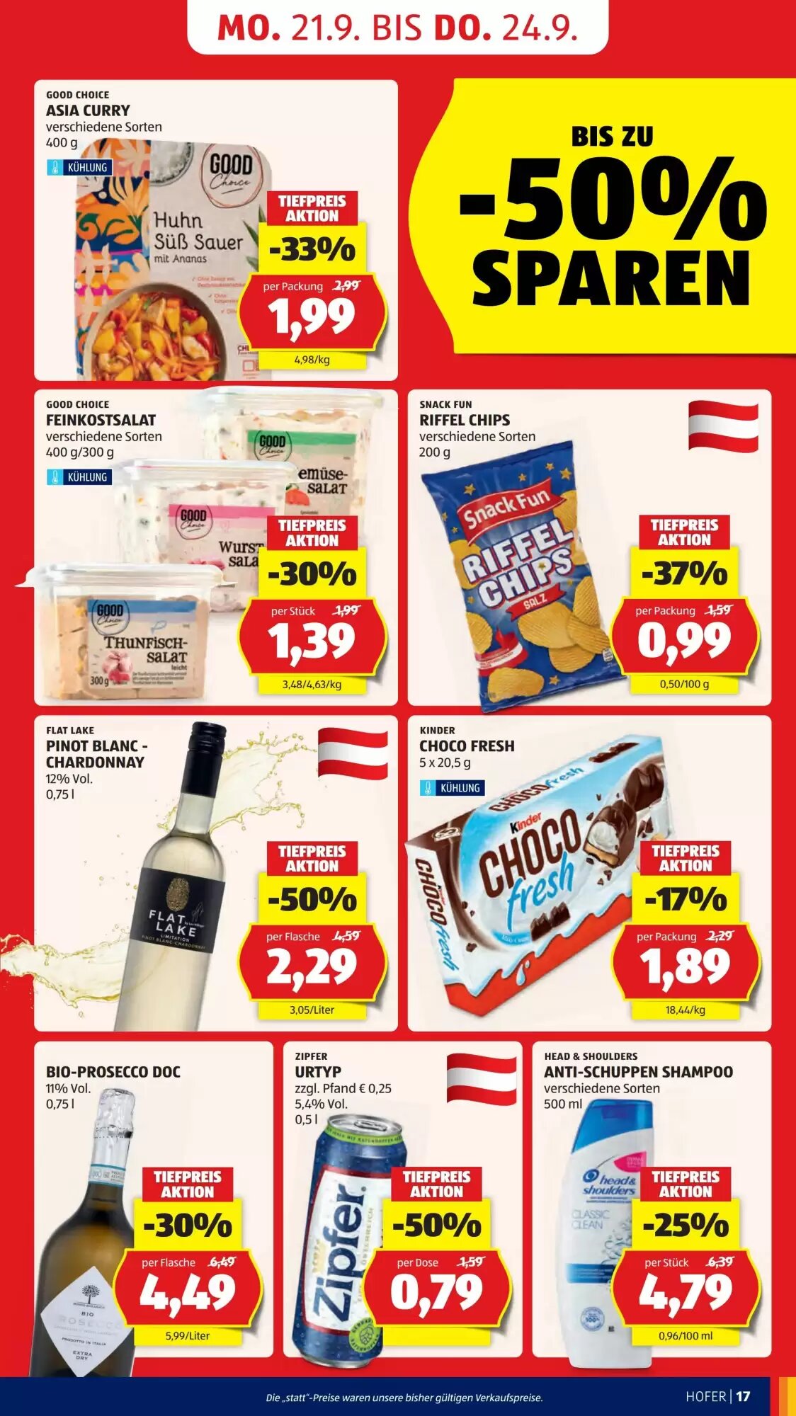 Hofer Flugblatt (ab 18.09.2026) - Angebote und Prospekt - Seite 21