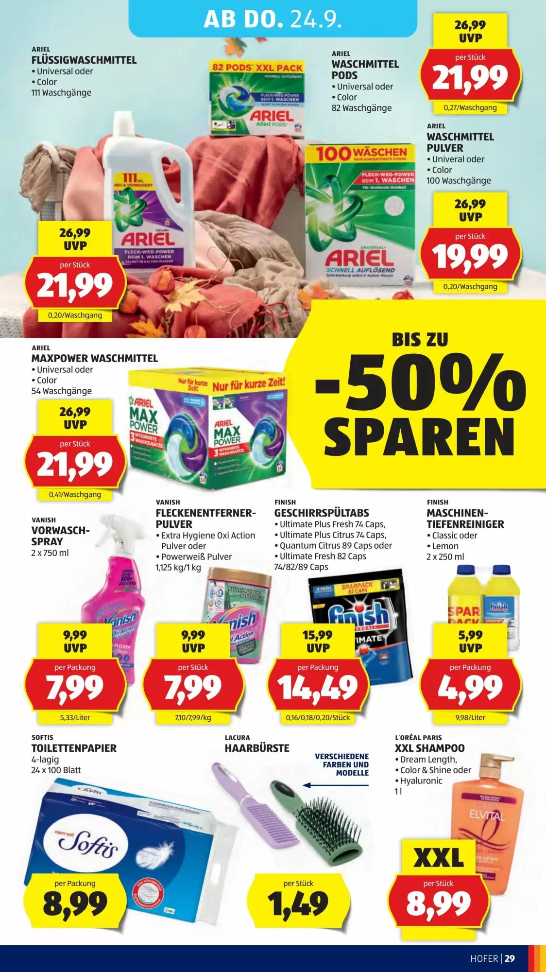 Hofer Flugblatt (ab 18.09.2026) - Angebote und Prospekt - Seite 35
