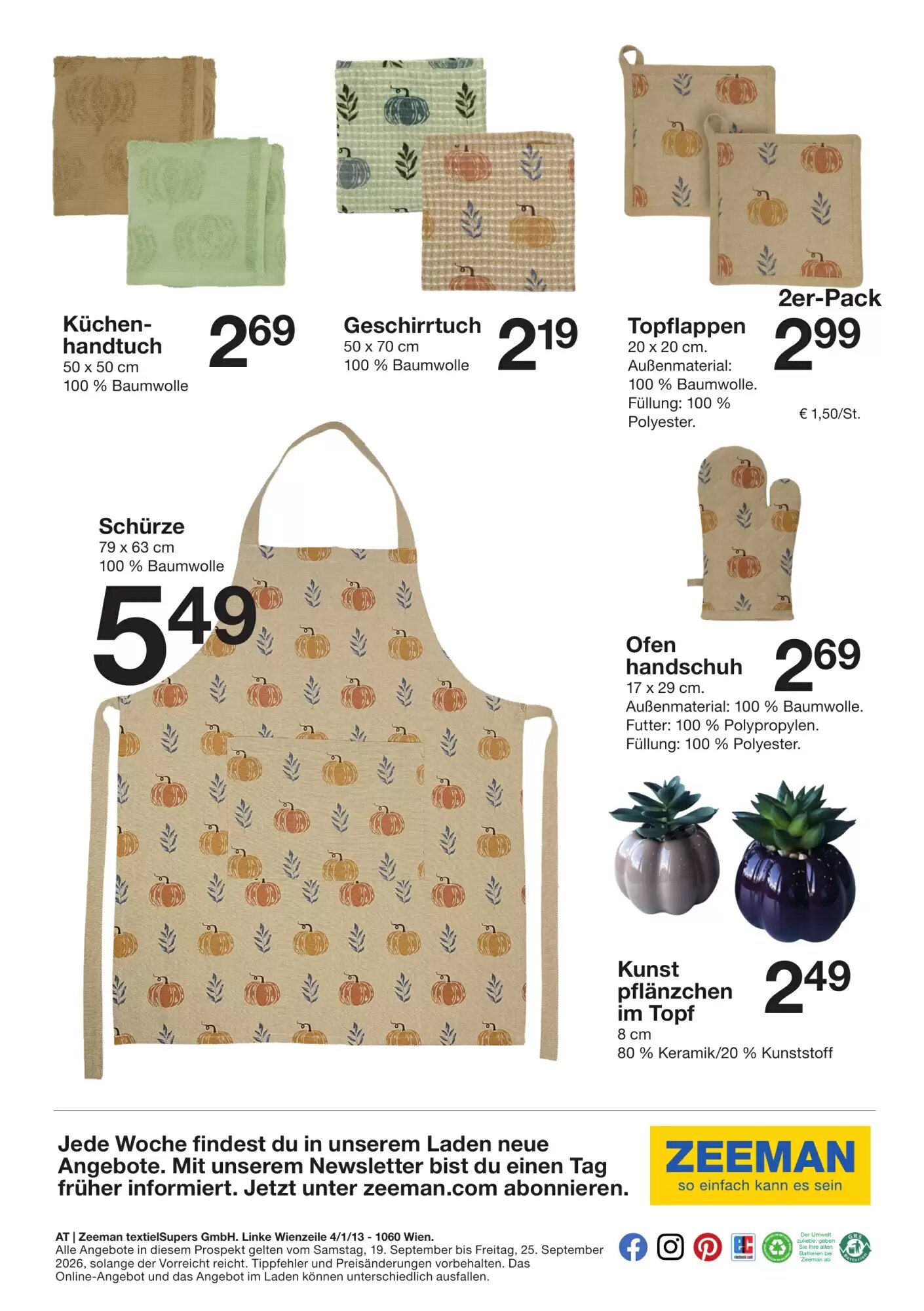 Zeeman Flugblatt (ab 19.09.2026) - Angebote und Prospekt - Seite 16