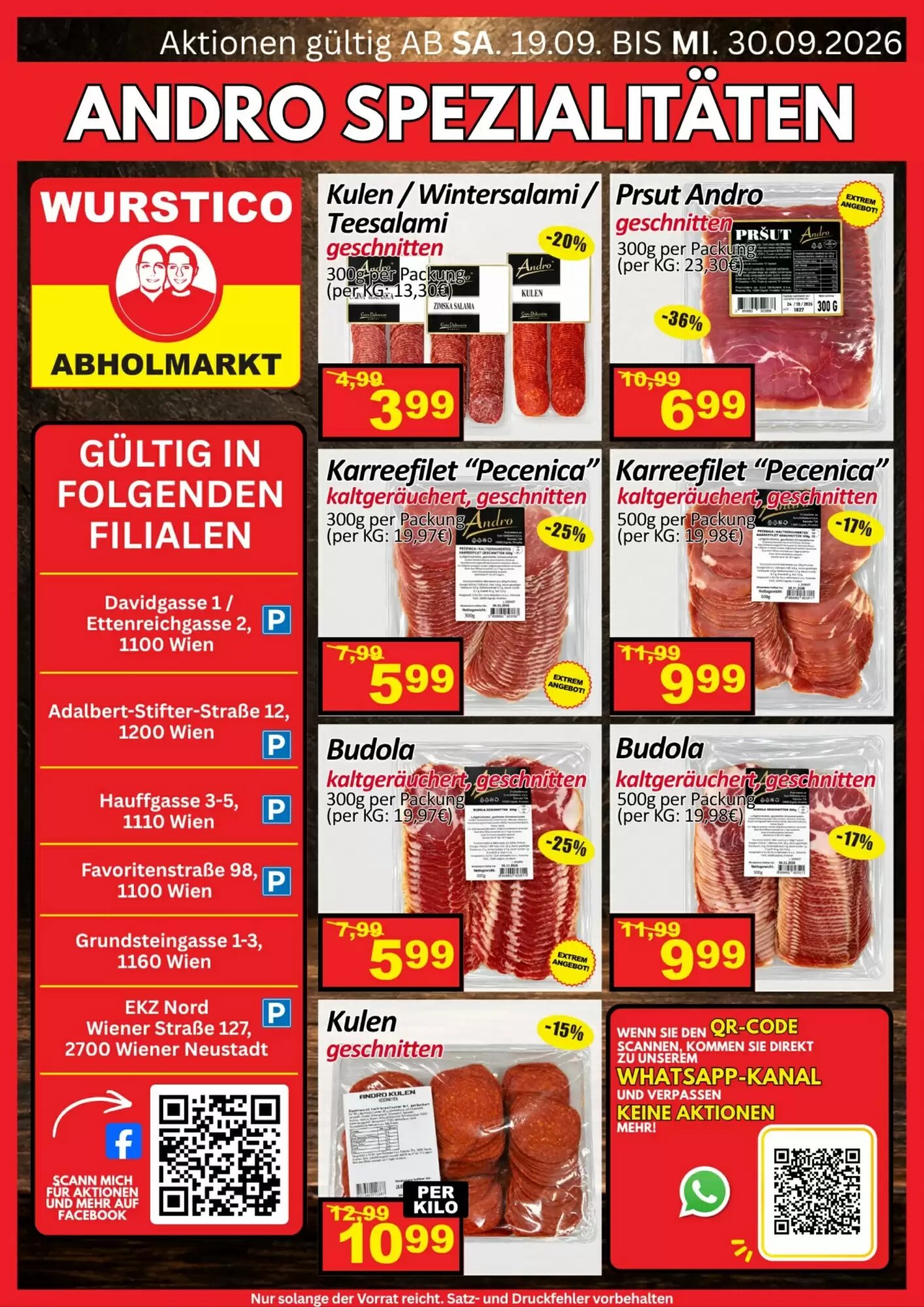 Wurstico Flugblatt (ab 19.09.2026) - Angebote und Prospekt - Seite 1
