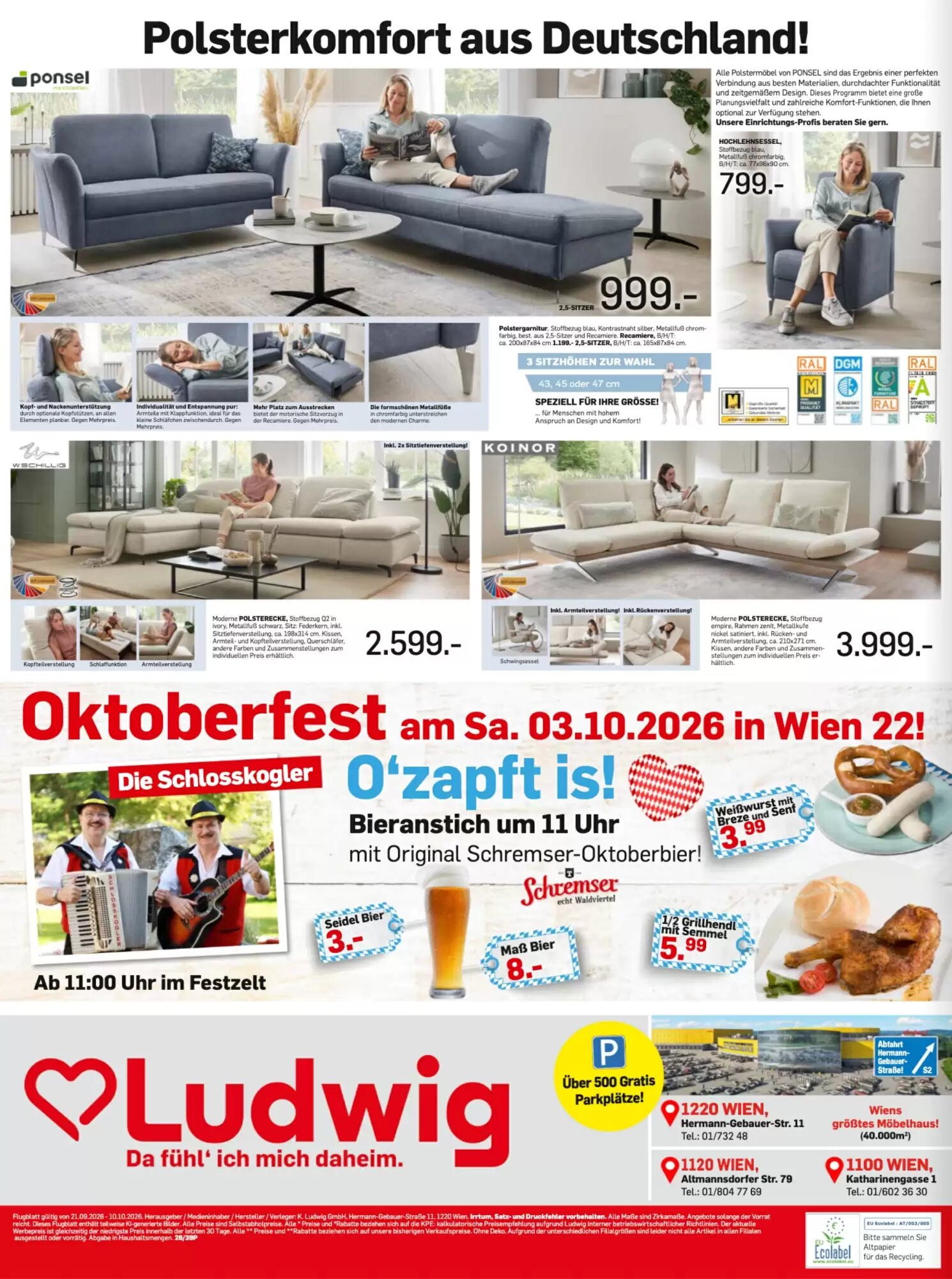 Möbel Ludwig Flugblatt (ab 20.09.2026) - Angebote und Prospekt - Seite 6