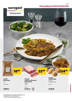 Eurogast Grissemann Flugblatt (ab 21.09.2026) - Angebote und Prospekt