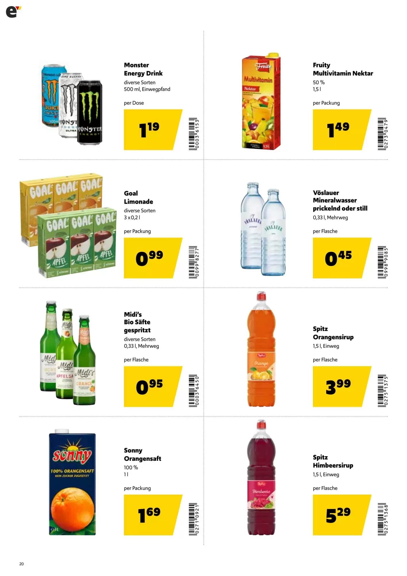 Eurogast Grissemann Flugblatt (ab 21.09.2026) - Angebote und Prospekt - Seite 20
