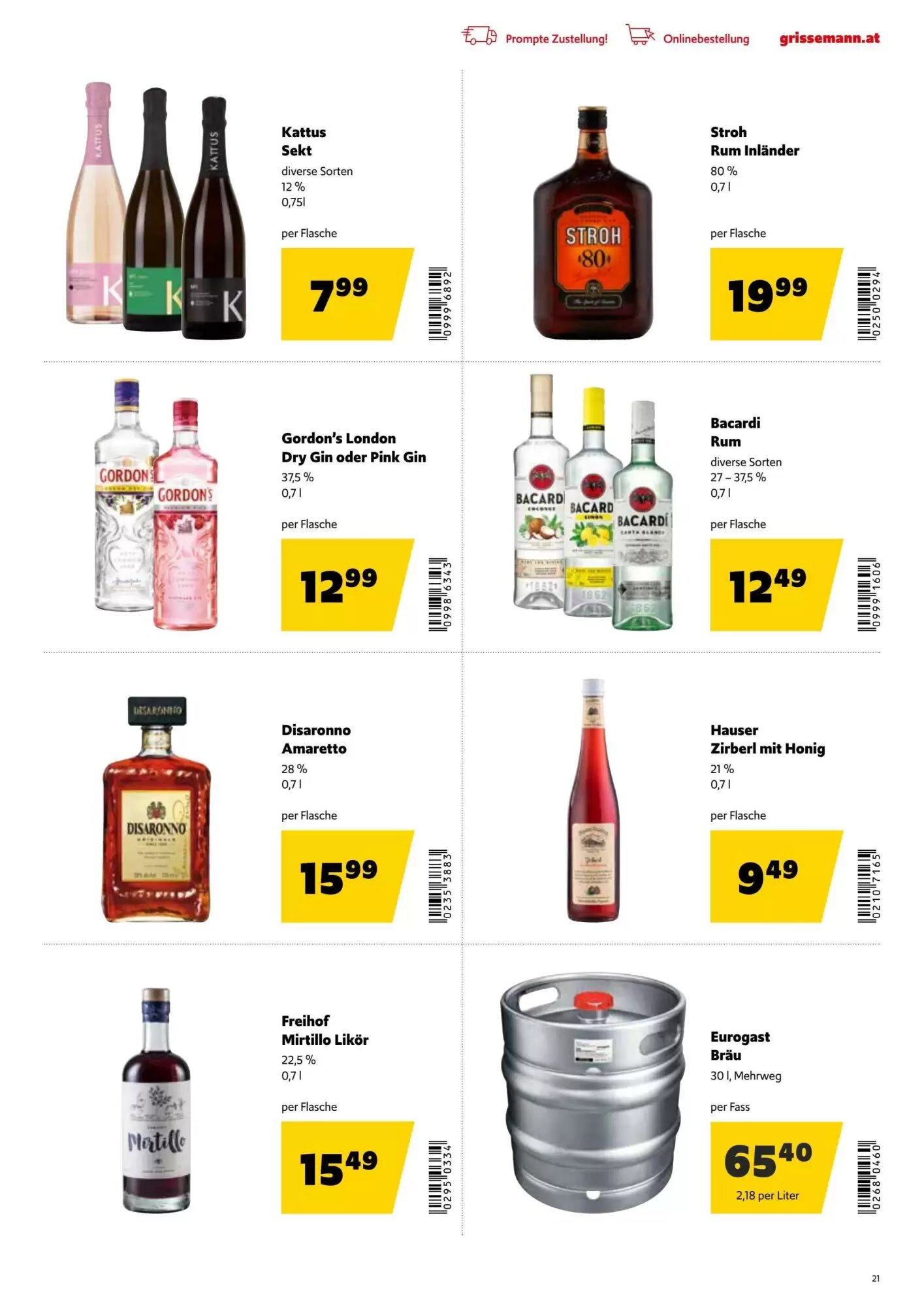 Eurogast Grissemann Flugblatt (ab 21.09.2026) - Angebote und Prospekt - Seite 21
