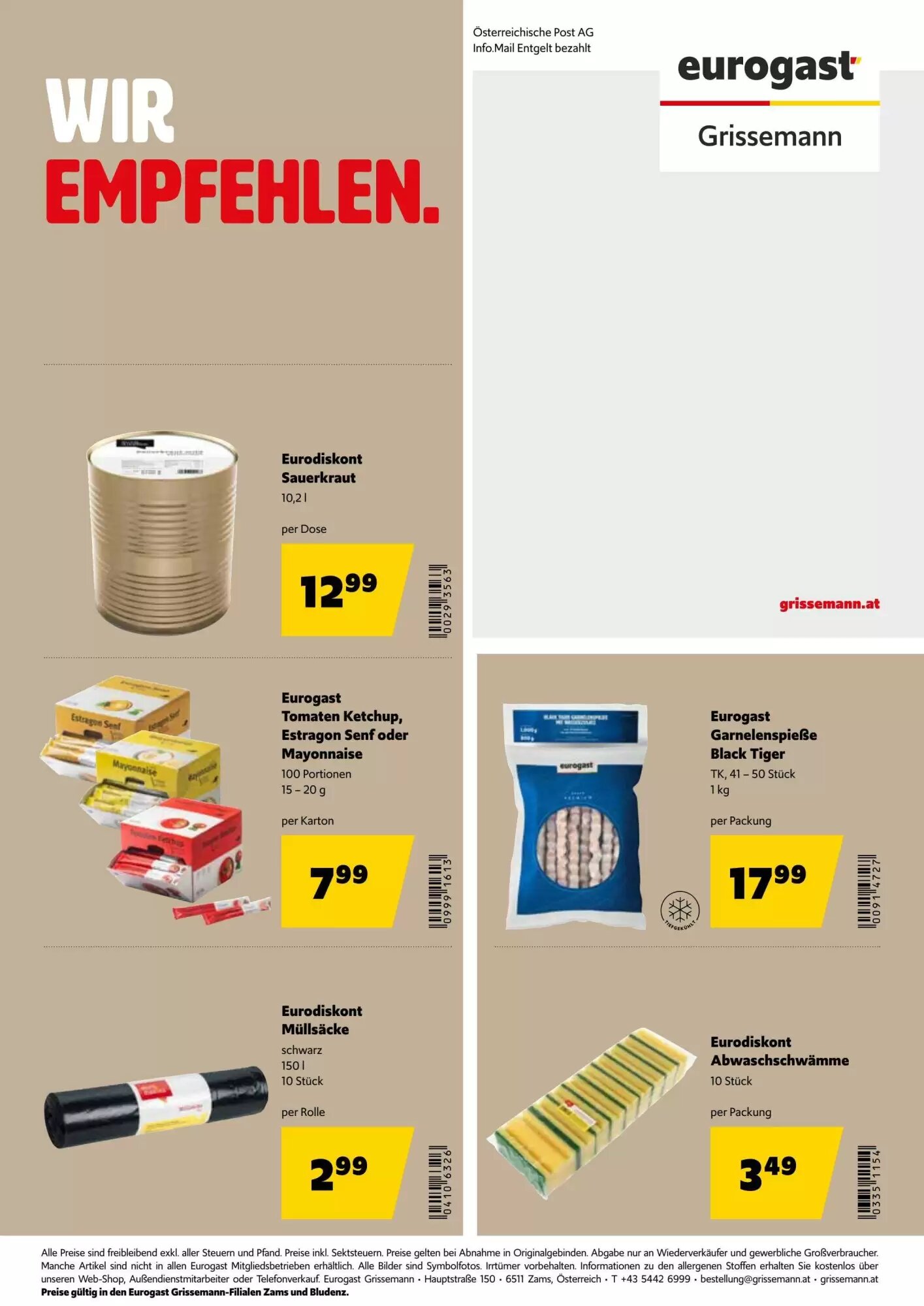 Eurogast Grissemann Flugblatt (ab 21.09.2026) - Angebote und Prospekt - Seite 24