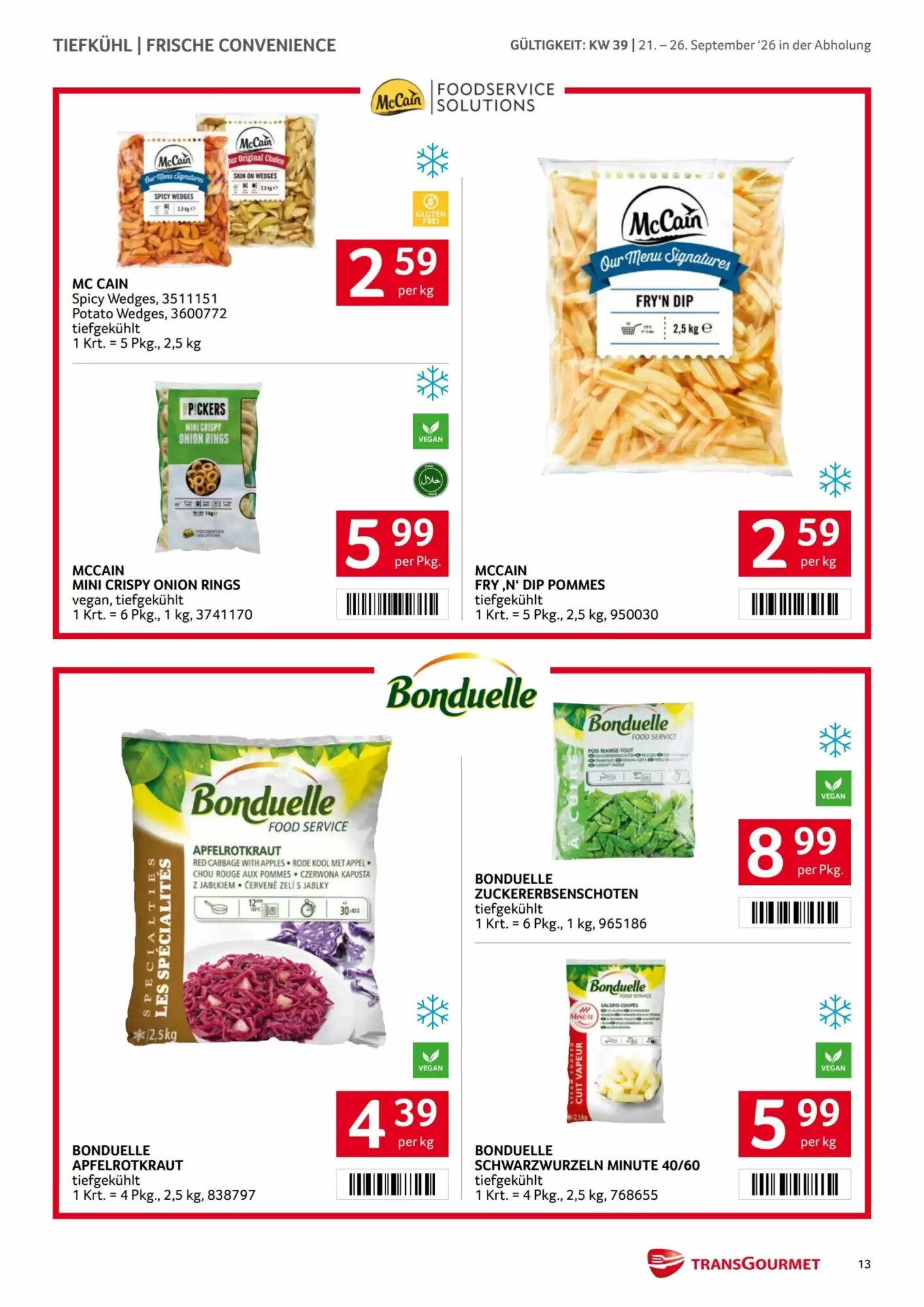 Transgourmet Flugblatt (ab 21.09.2026) - Angebote und Prospekt - Seite 11