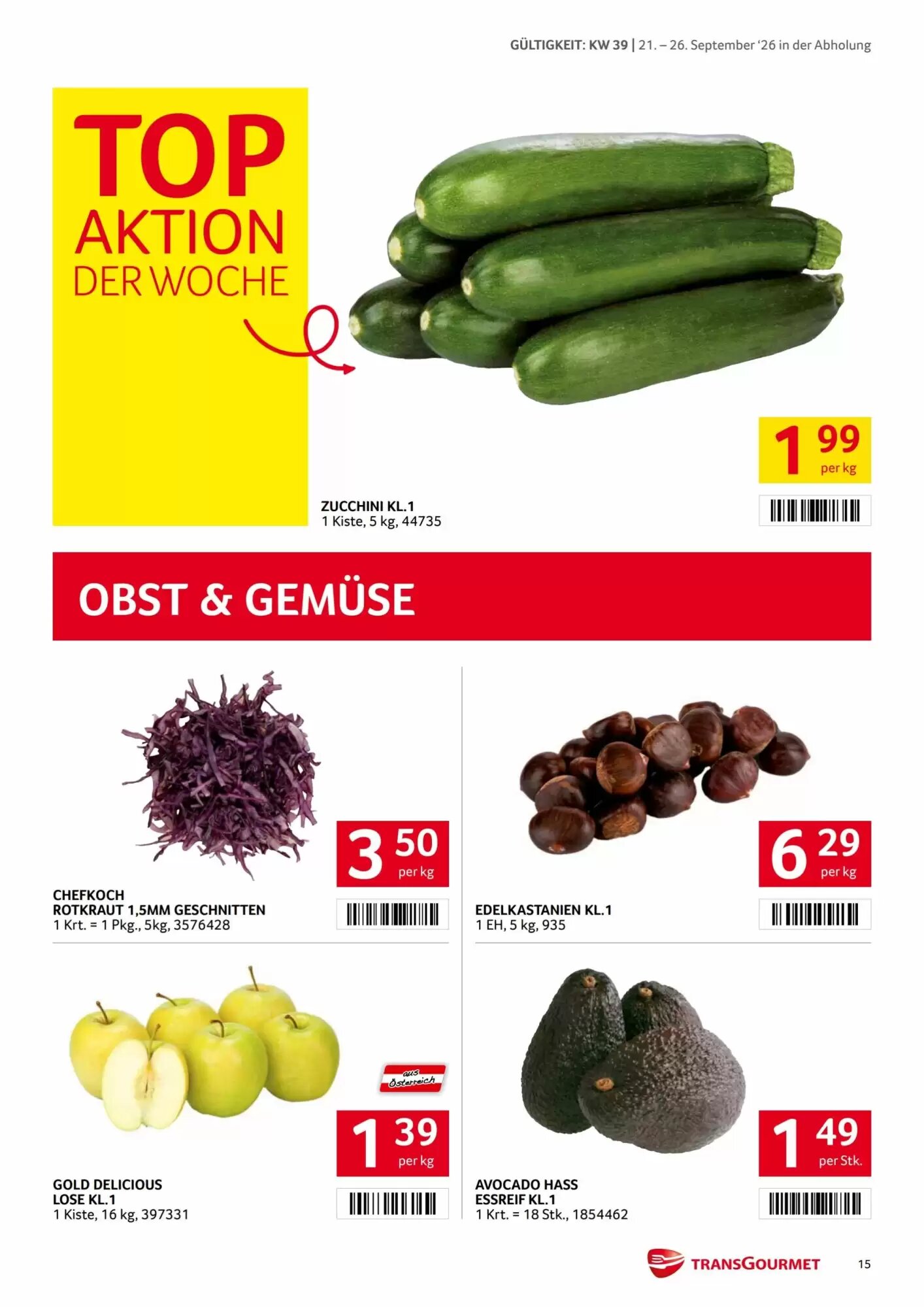 Transgourmet Flugblatt (ab 21.09.2026) - Angebote und Prospekt - Seite 13