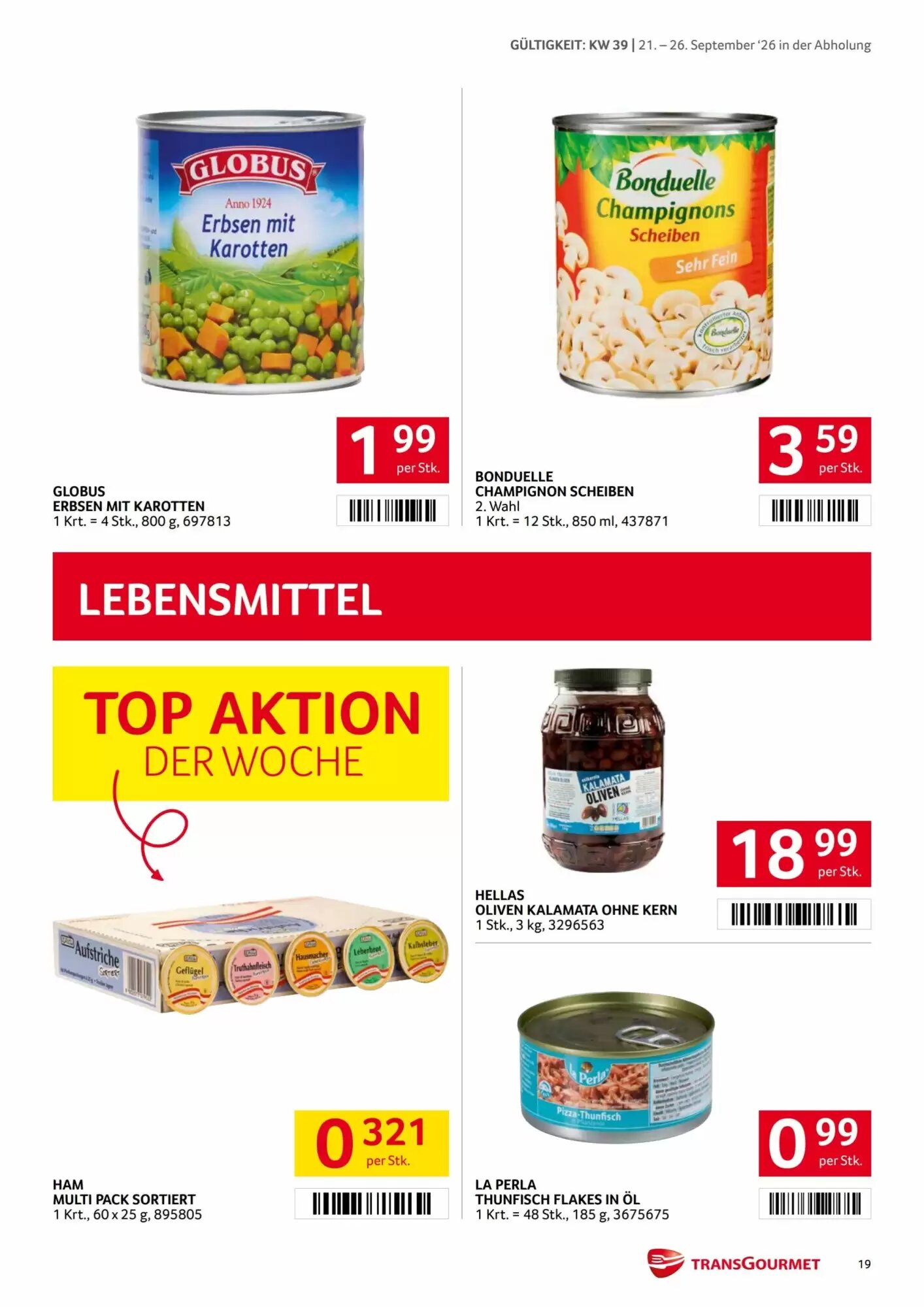 Transgourmet Flugblatt (ab 21.09.2026) - Angebote und Prospekt - Seite 17