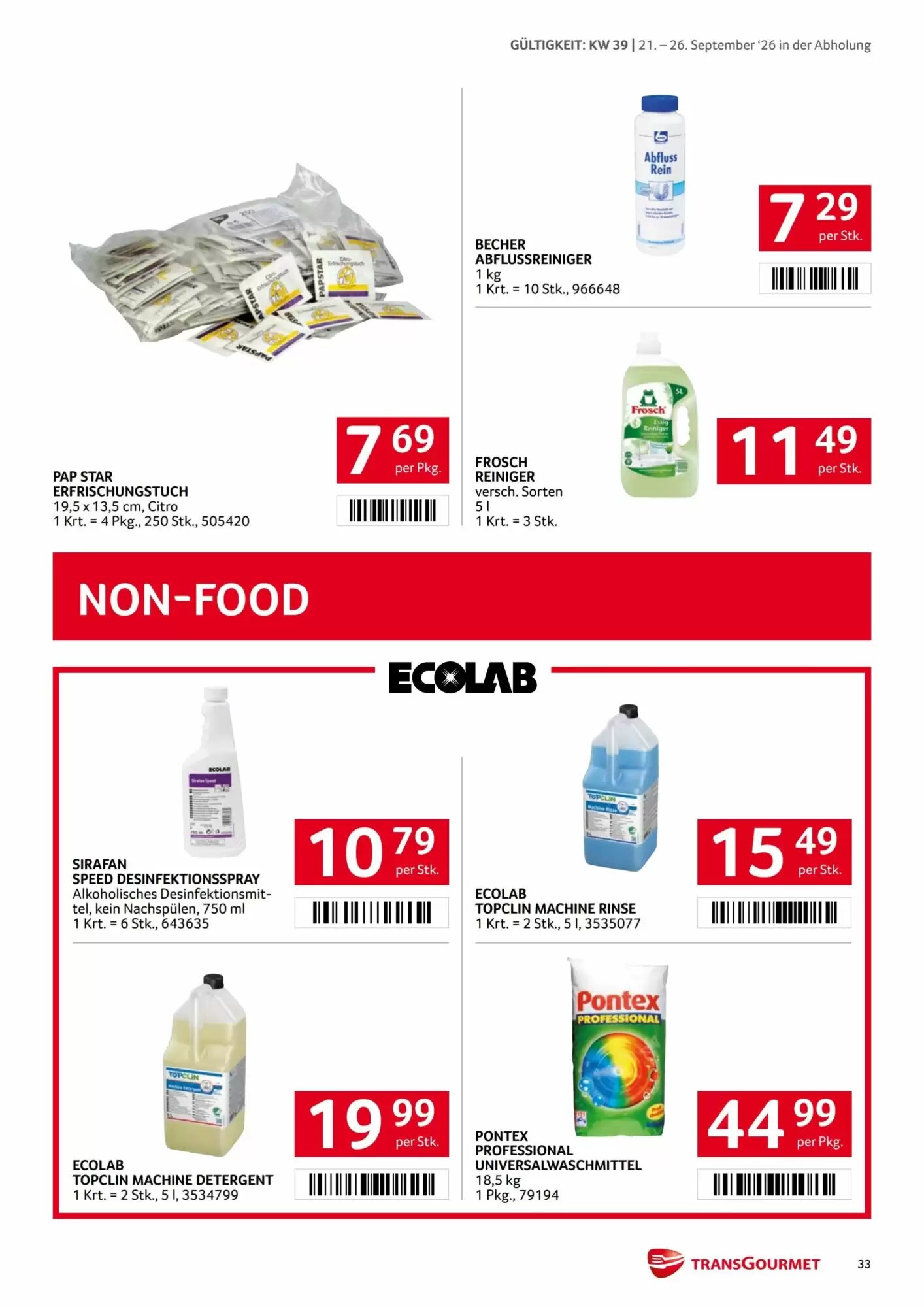 Transgourmet Flugblatt (ab 21.09.2026) - Angebote und Prospekt - Seite 31