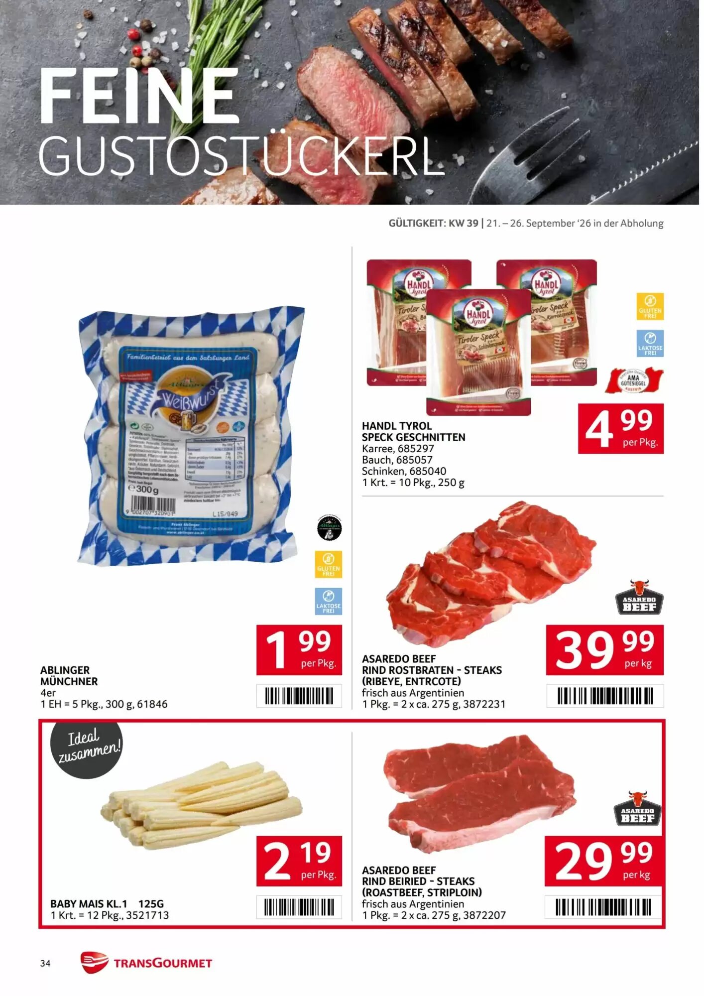 Transgourmet Flugblatt (ab 21.09.2026) - Angebote und Prospekt - Seite 32