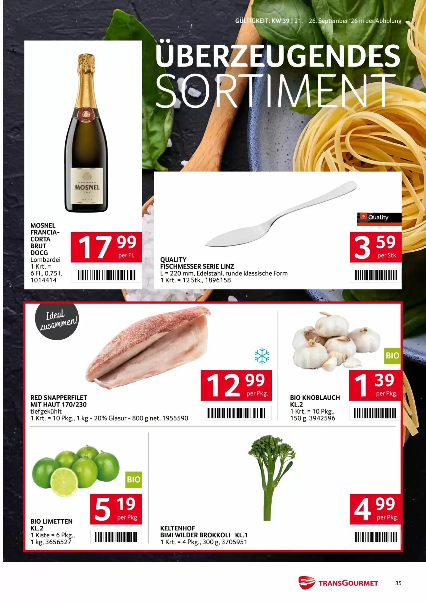 Transgourmet Flugblatt (ab 21.09.2026) - Angebote und Prospekt - Seite 33