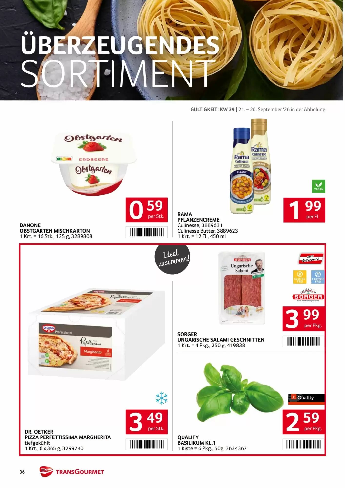 Transgourmet Flugblatt (ab 21.09.2026) - Angebote und Prospekt - Seite 34