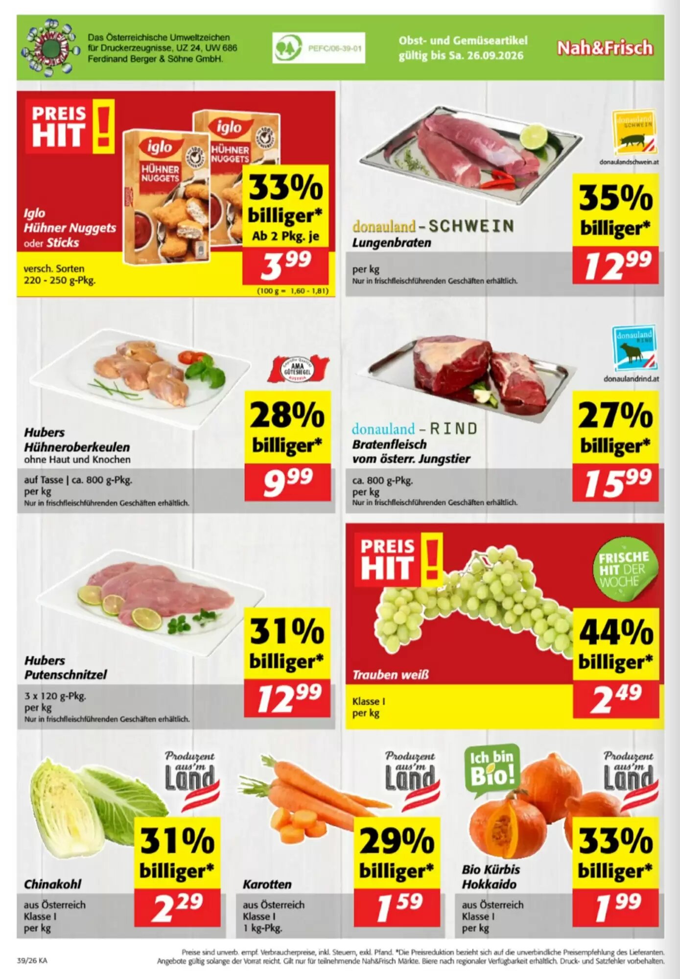 Nah&Frisch Flugblatt (ab 23.09.2026) - Angebote und Prospekt - Seite 8