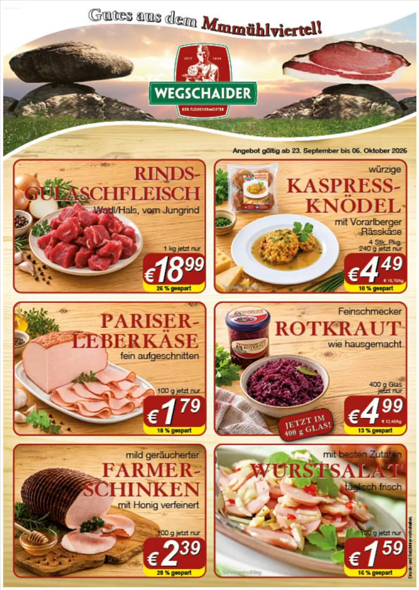 Wegschaider Flugblatt (ab 23.09.2026) - Angebote und Prospekt - Seite 3