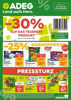 ADEG Flugblatt (ab 24.09.2026) - Angebote und Prospekt