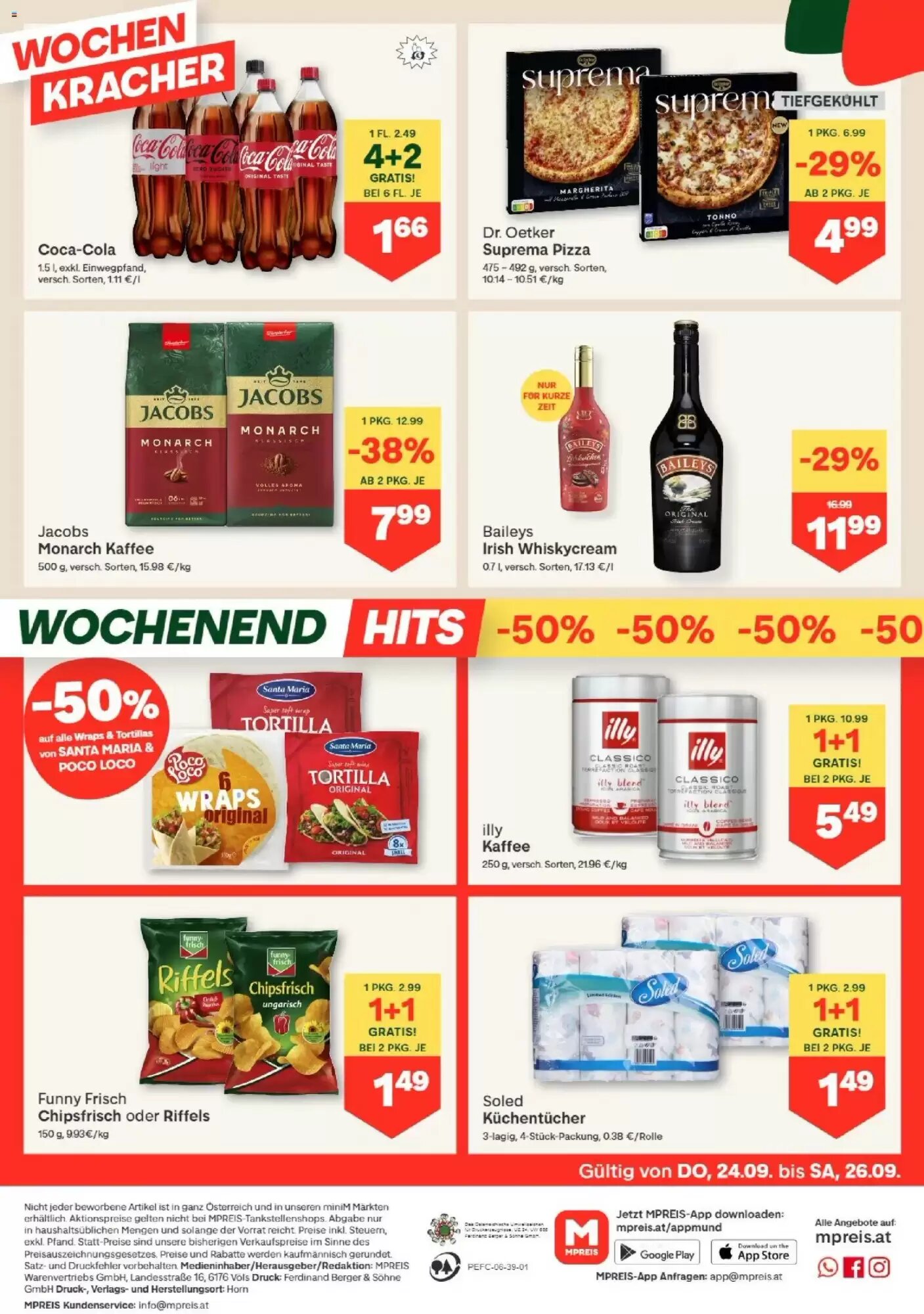 MPreis Flugblatt (ab 24.09.2026) - Angebote und Prospekt - Seite 12