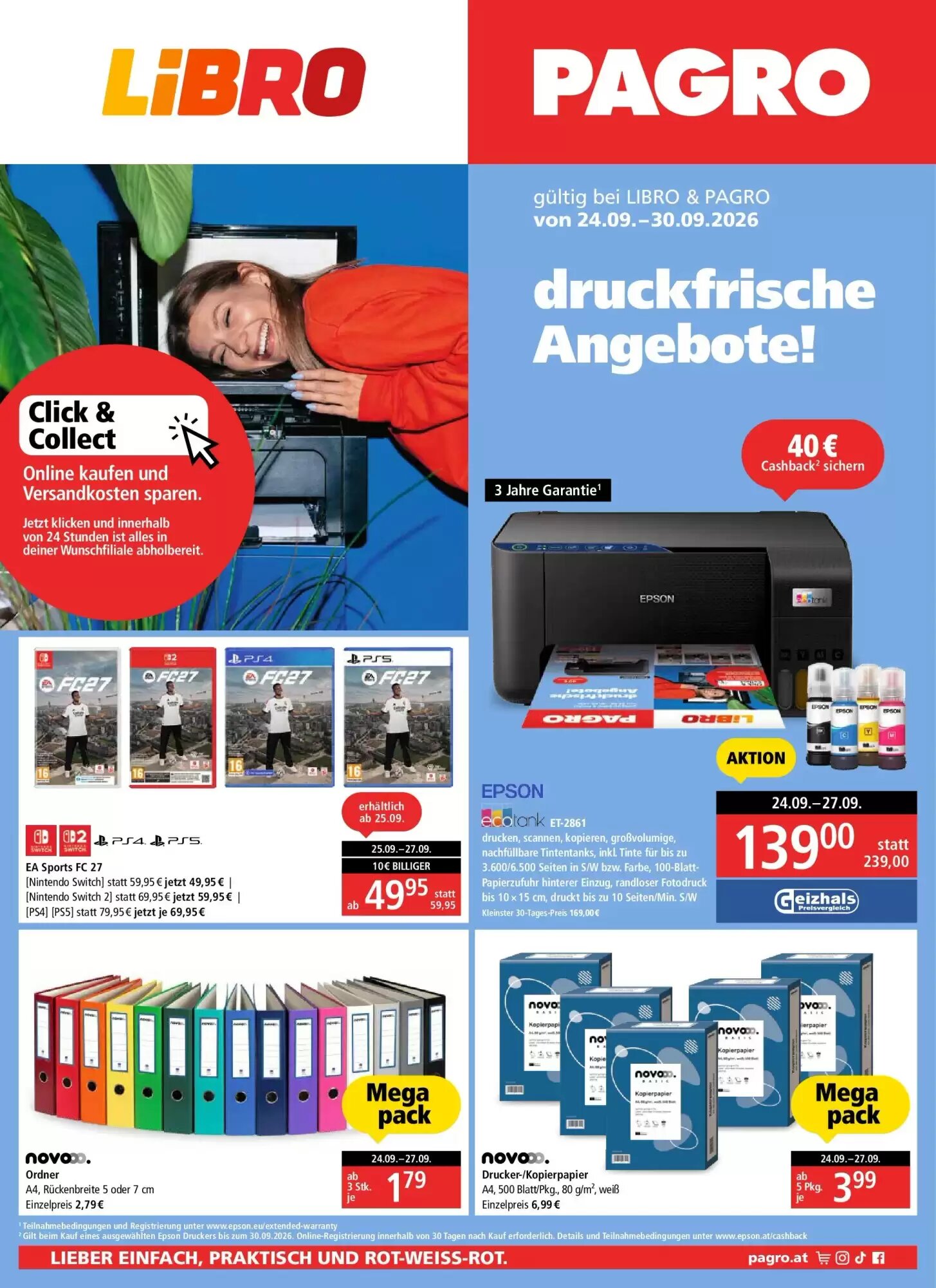 Pagro Diskont Flugblatt (ab 24.09.2026) - Angebote und Prospekt - Seite 1