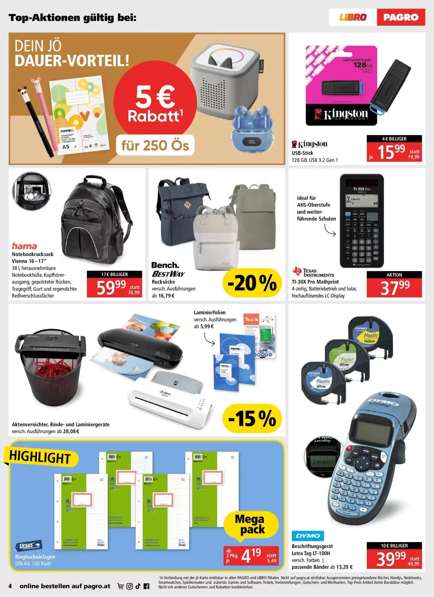Pagro Diskont Flugblatt (ab 24.09.2026) - Angebote und Prospekt - Seite 4