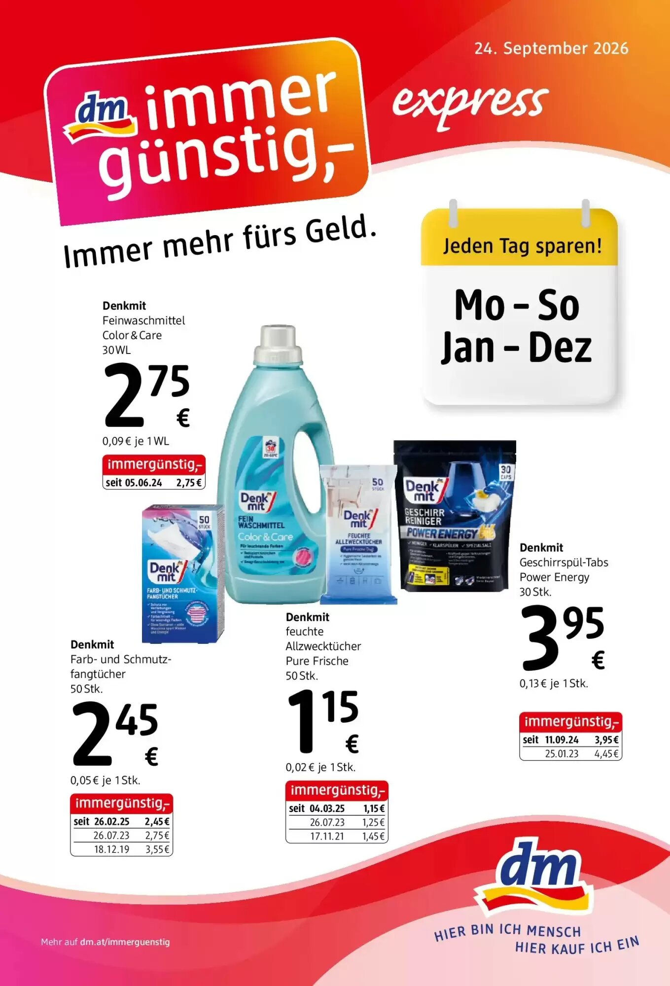 dm Flugblatt (ab 24.09.2026) - Angebote und Prospekt - Seite 1