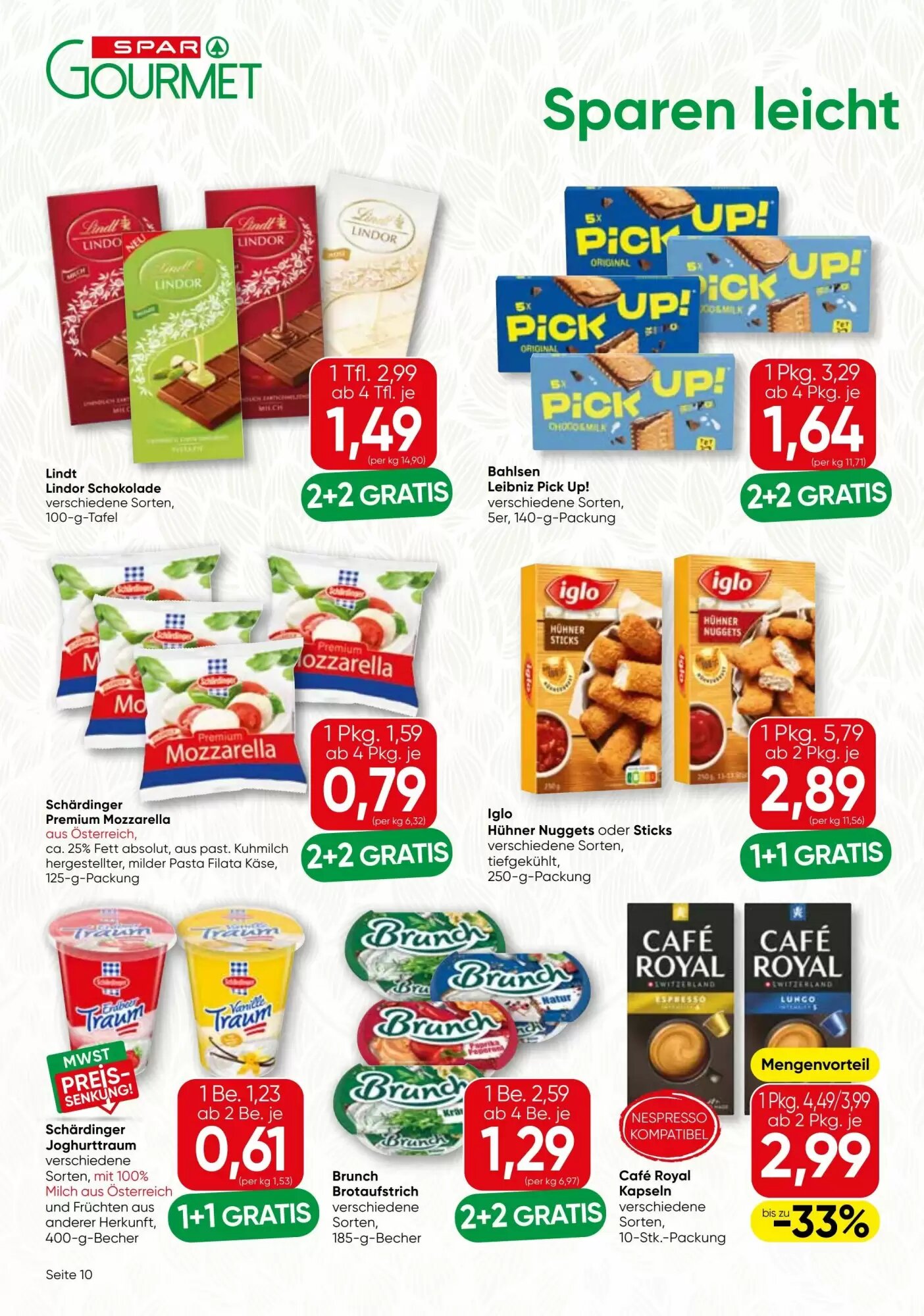 SPAR Gourmet Flugblatt (ab 24.09.2026) - Angebote und Prospekt - Seite 10