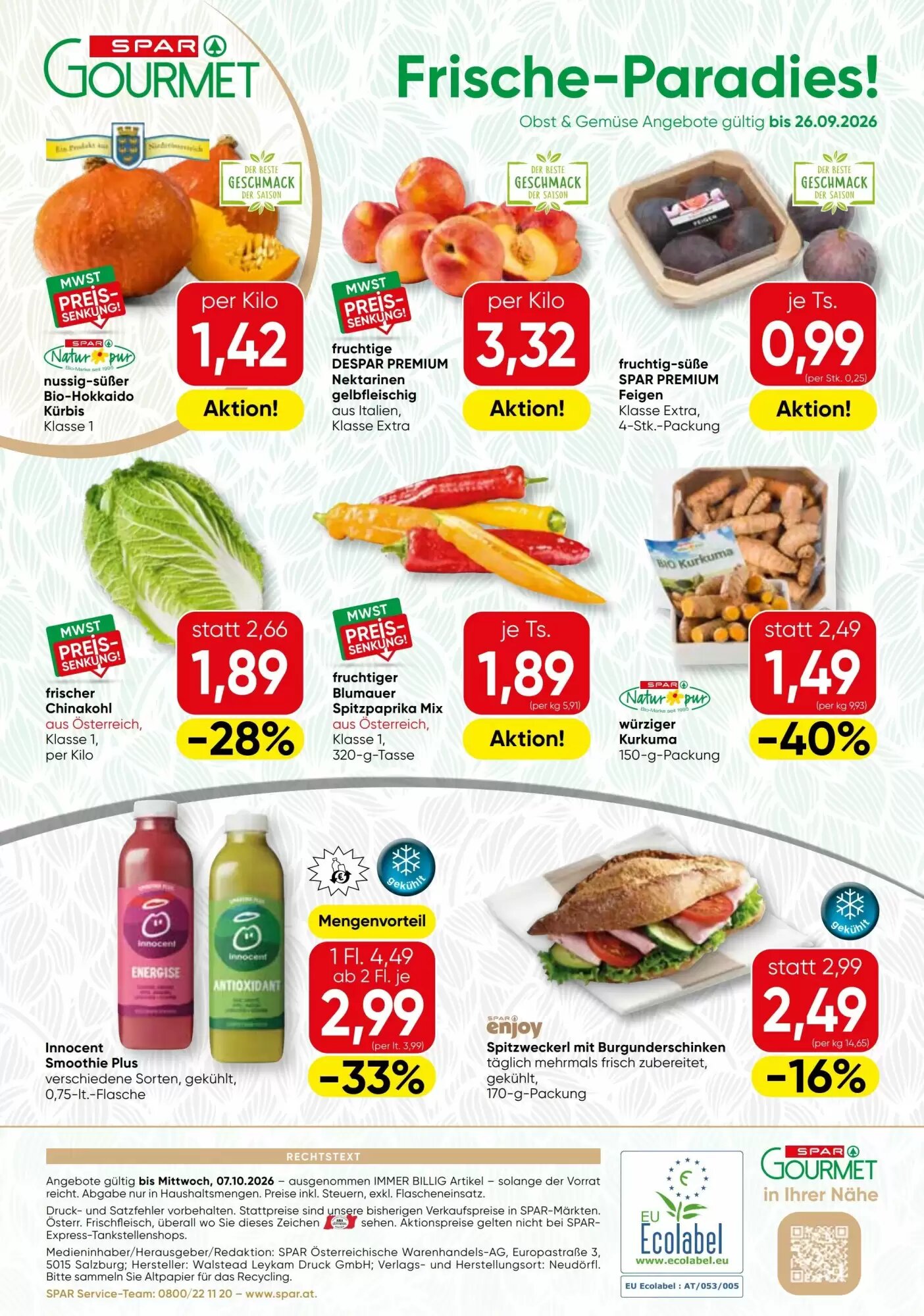 SPAR Gourmet Flugblatt (ab 24.09.2026) - Angebote und Prospekt - Seite 12