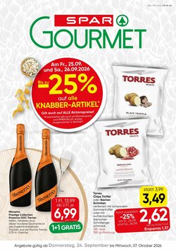 SPAR Gourmet Flugblatt (ab 24.09.2026) - Angebote und Prospekt