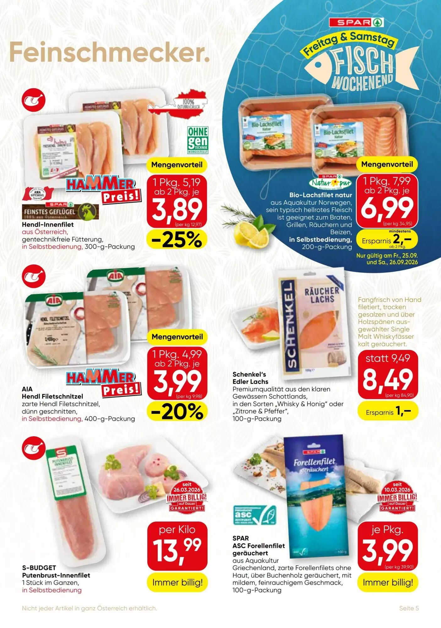 SPAR Gourmet Flugblatt (ab 24.09.2026) - Angebote und Prospekt - Seite 5