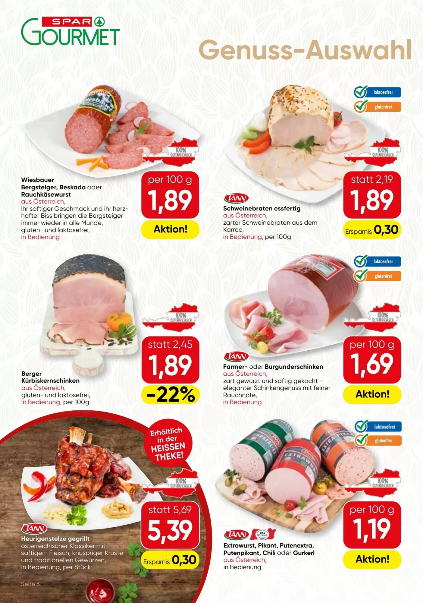 SPAR Gourmet Flugblatt (ab 24.09.2026) - Angebote und Prospekt - Seite 6