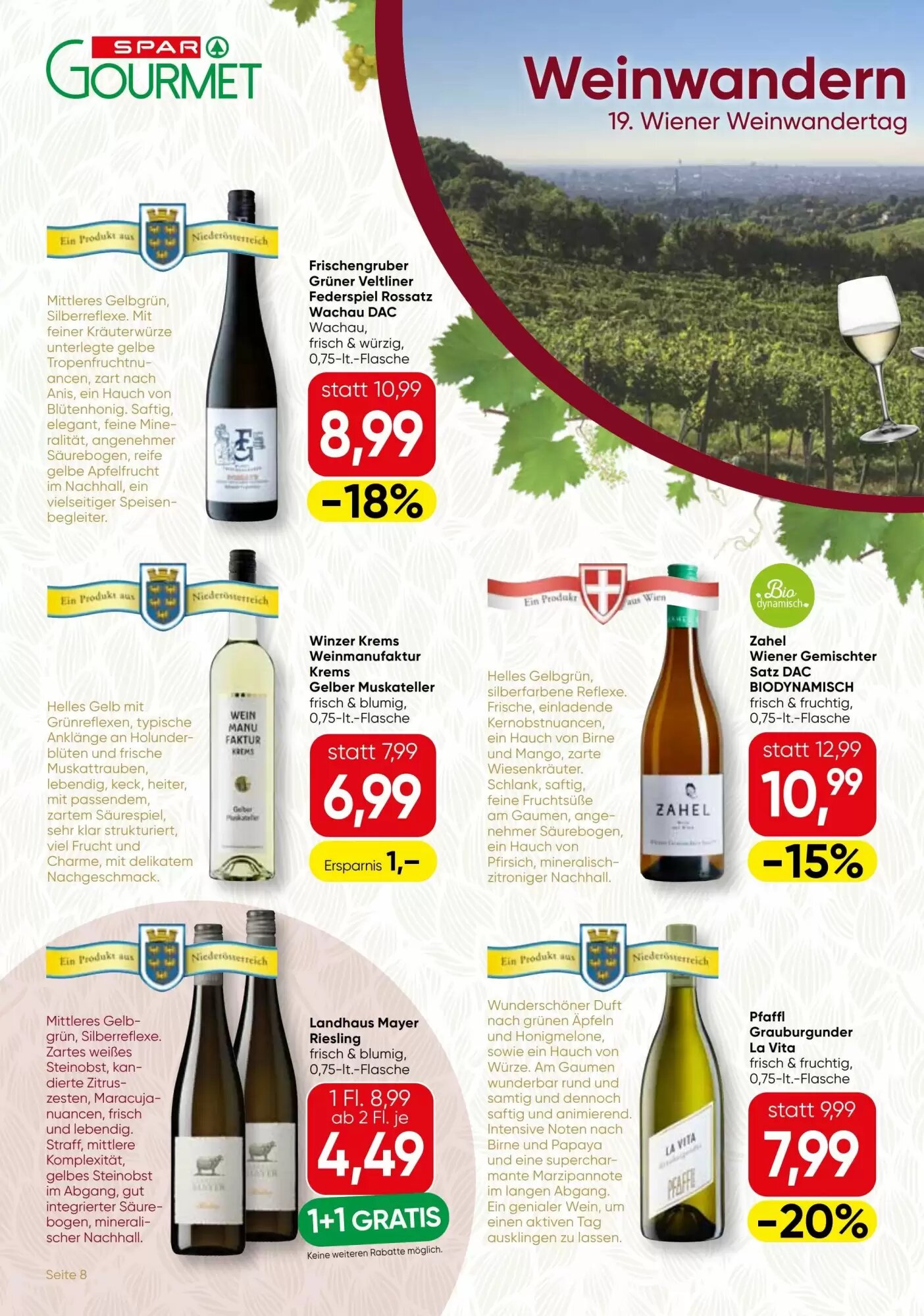 SPAR Gourmet Flugblatt (ab 24.09.2026) - Angebote und Prospekt - Seite 8