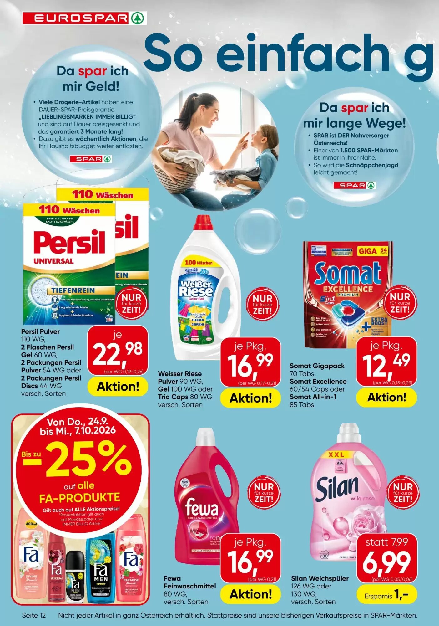 Eurospar Flugblatt (ab 24.09.2026) - Angebote und Prospekt - Seite 12