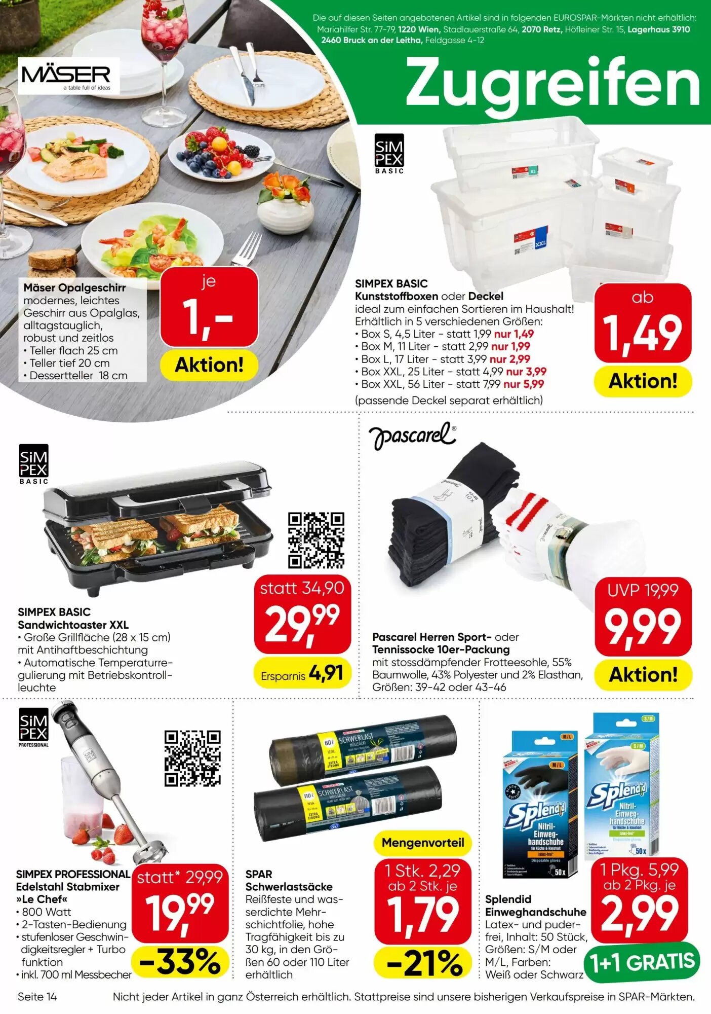 Eurospar Flugblatt (ab 24.09.2026) - Angebote und Prospekt - Seite 14