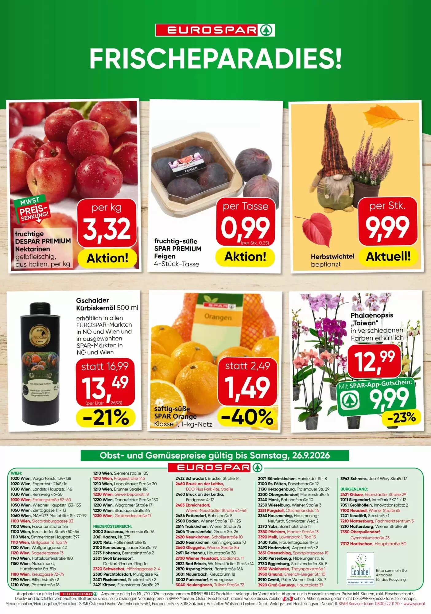 Eurospar Flugblatt (ab 24.09.2026) - Angebote und Prospekt - Seite 16