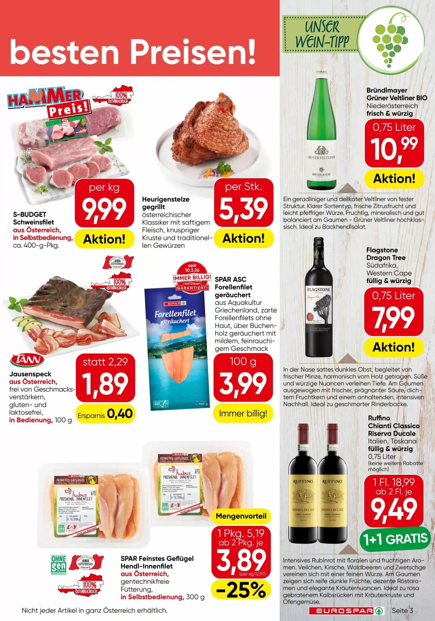 Eurospar Flugblatt (ab 24.09.2026) - Angebote und Prospekt - Seite 3