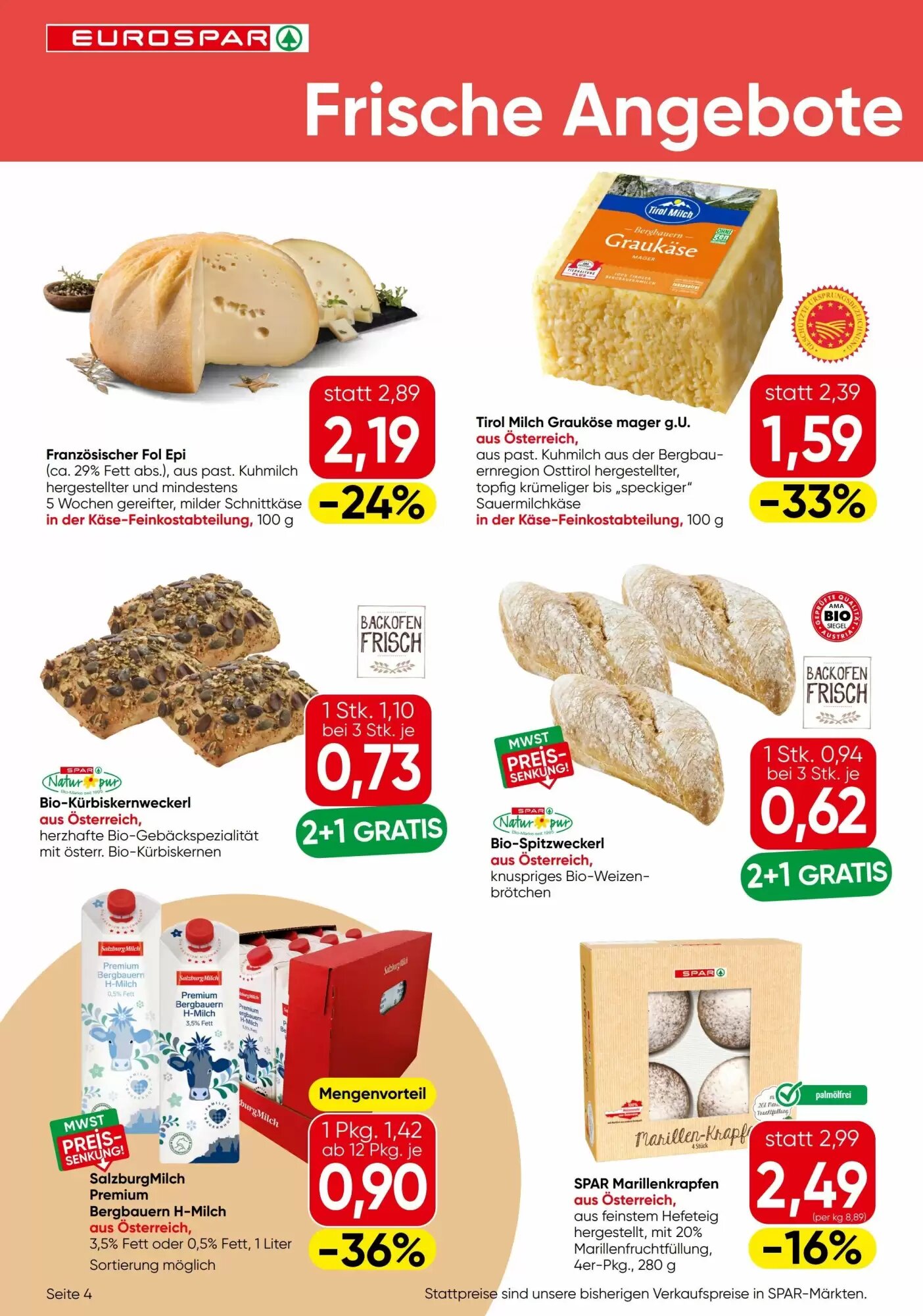 Eurospar Flugblatt (ab 24.09.2026) - Angebote und Prospekt - Seite 4