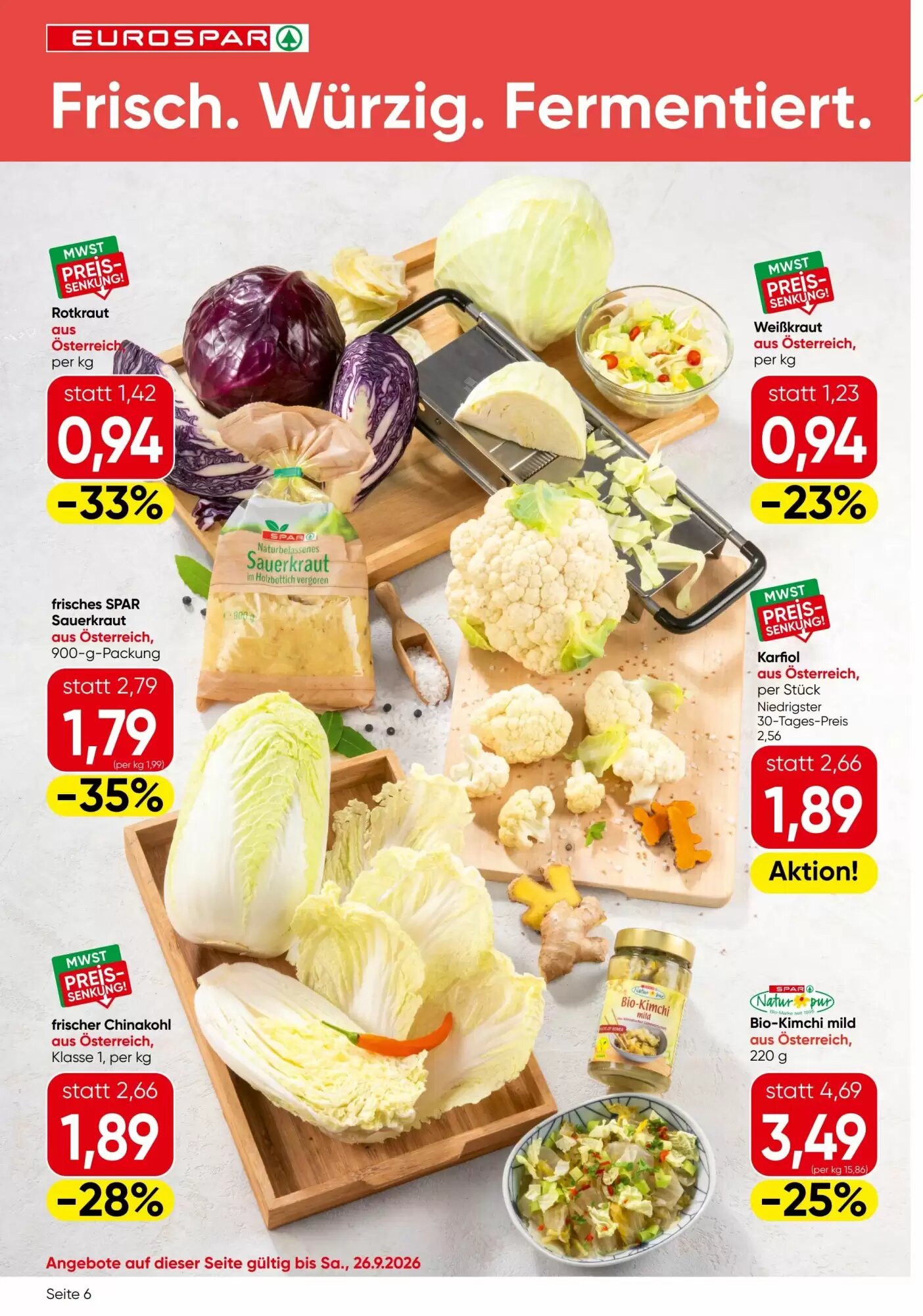 Eurospar Flugblatt (ab 24.09.2026) - Angebote und Prospekt - Seite 6