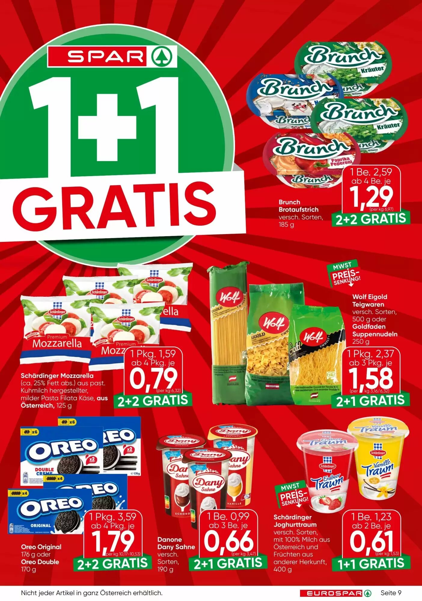 Eurospar Flugblatt (ab 24.09.2026) - Angebote und Prospekt - Seite 9