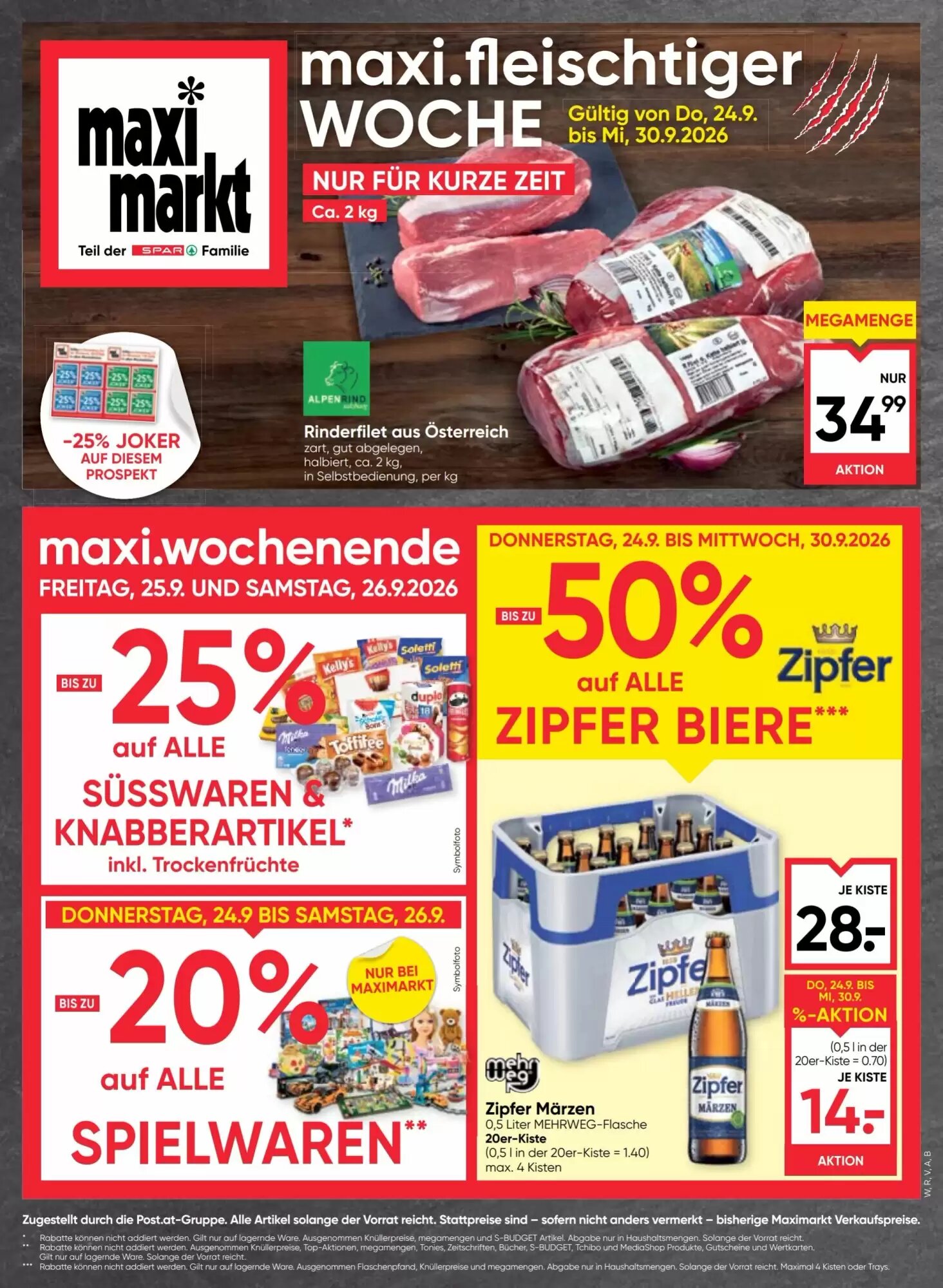 Maximarkt Flugblatt (ab 24.09.2026) - Angebote und Prospekt - Seite 1