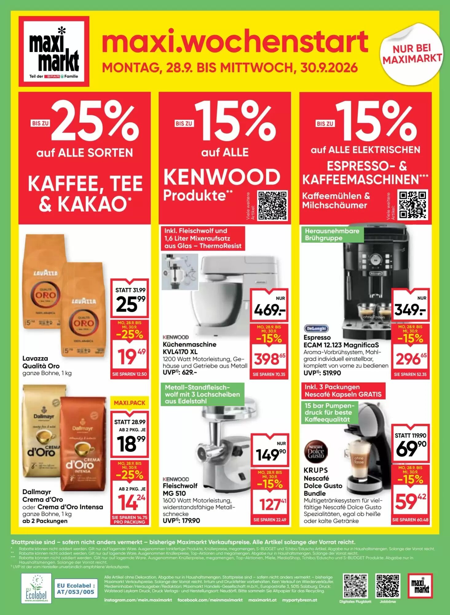 Maximarkt Flugblatt (ab 24.09.2026) - Angebote und Prospekt - Seite 28