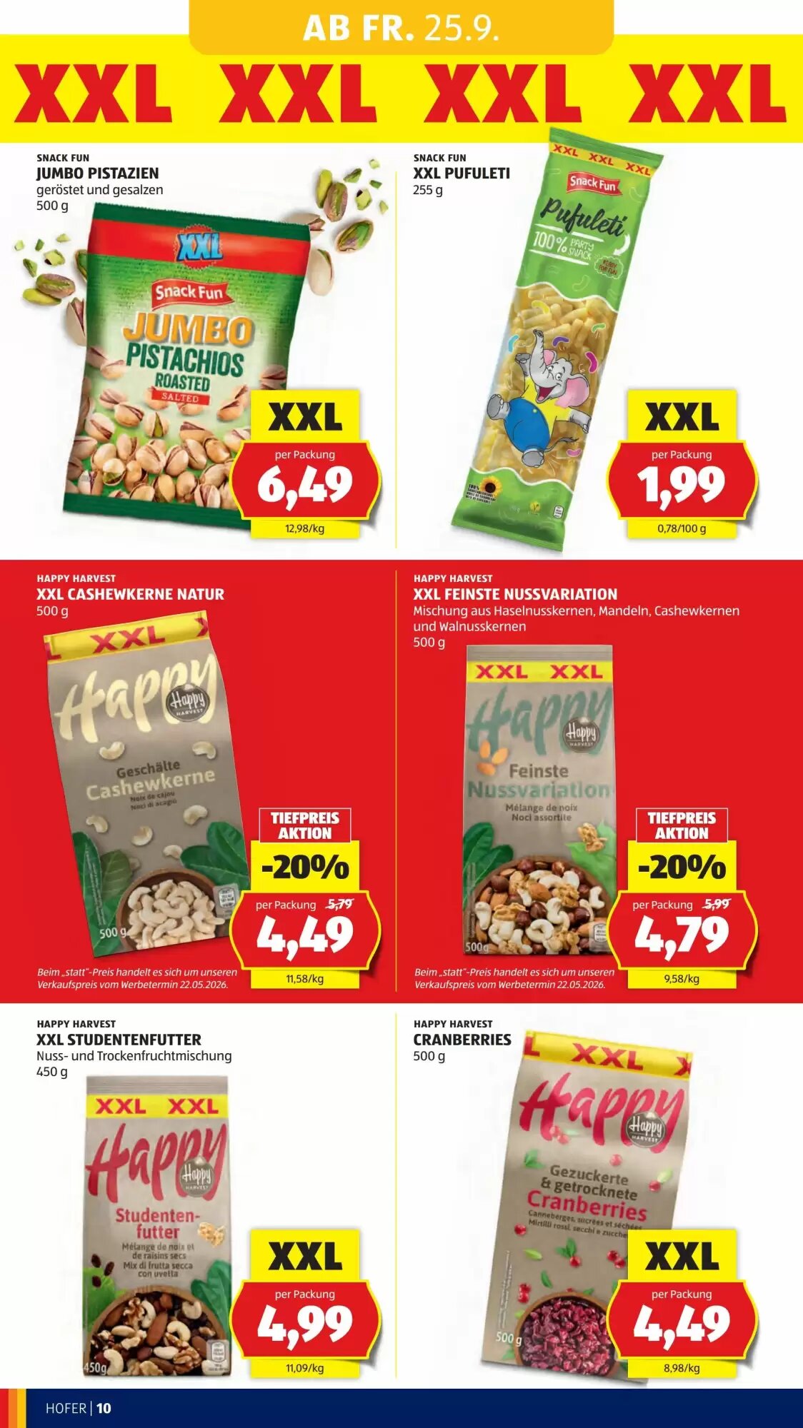 Hofer Flugblatt (ab 25.09.2026) - Angebote und Prospekt - Seite 16