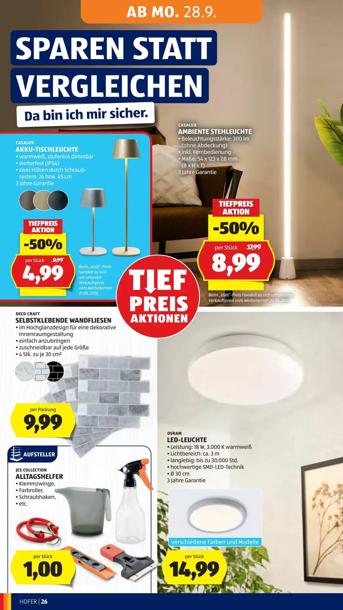 Hofer Flugblatt (ab 25.09.2026) - Angebote und Prospekt - Seite 34