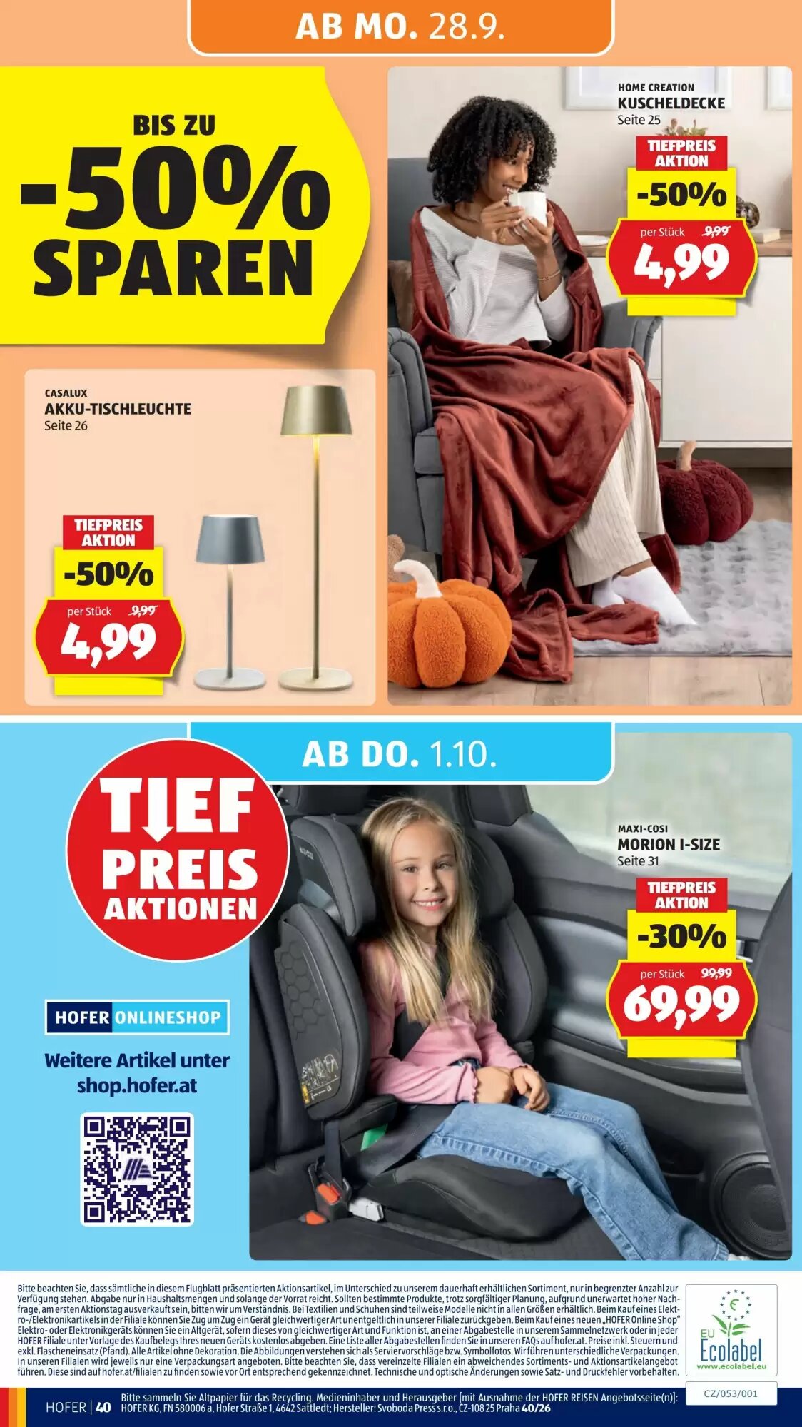 Hofer Flugblatt (ab 25.09.2026) - Angebote und Prospekt - Seite 48