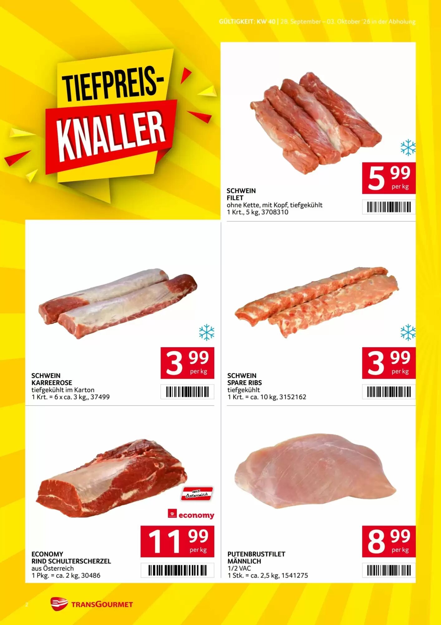 Transgourmet Flugblatt (ab 28.09.2026) - Angebote und Prospekt - Seite 2