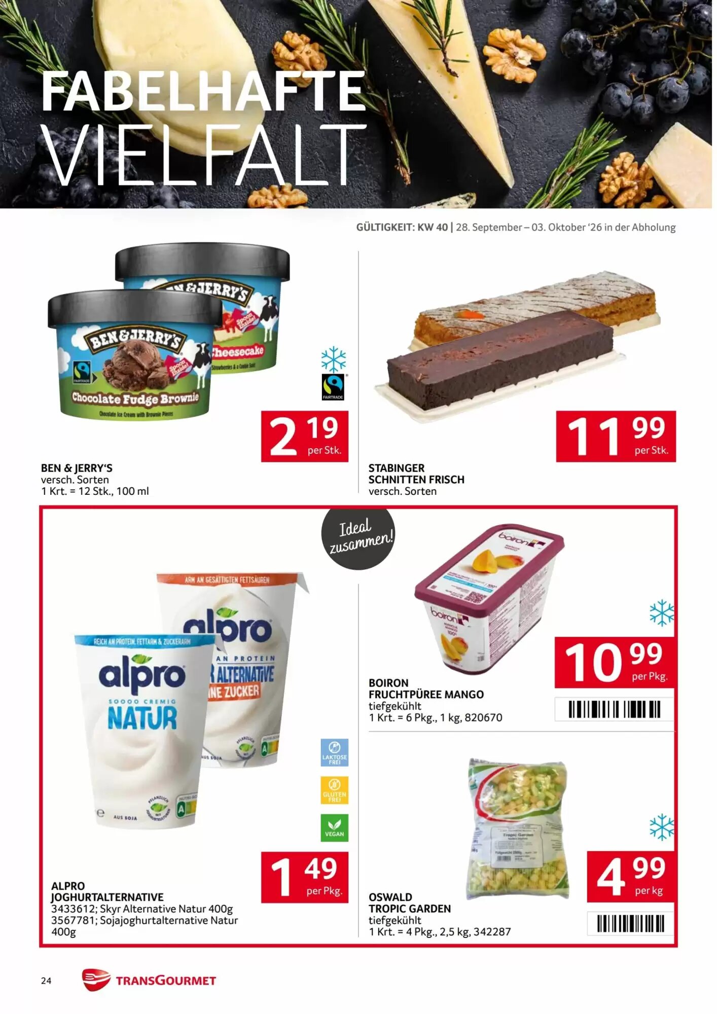 Transgourmet Flugblatt (ab 28.09.2026) - Angebote und Prospekt - Seite 24