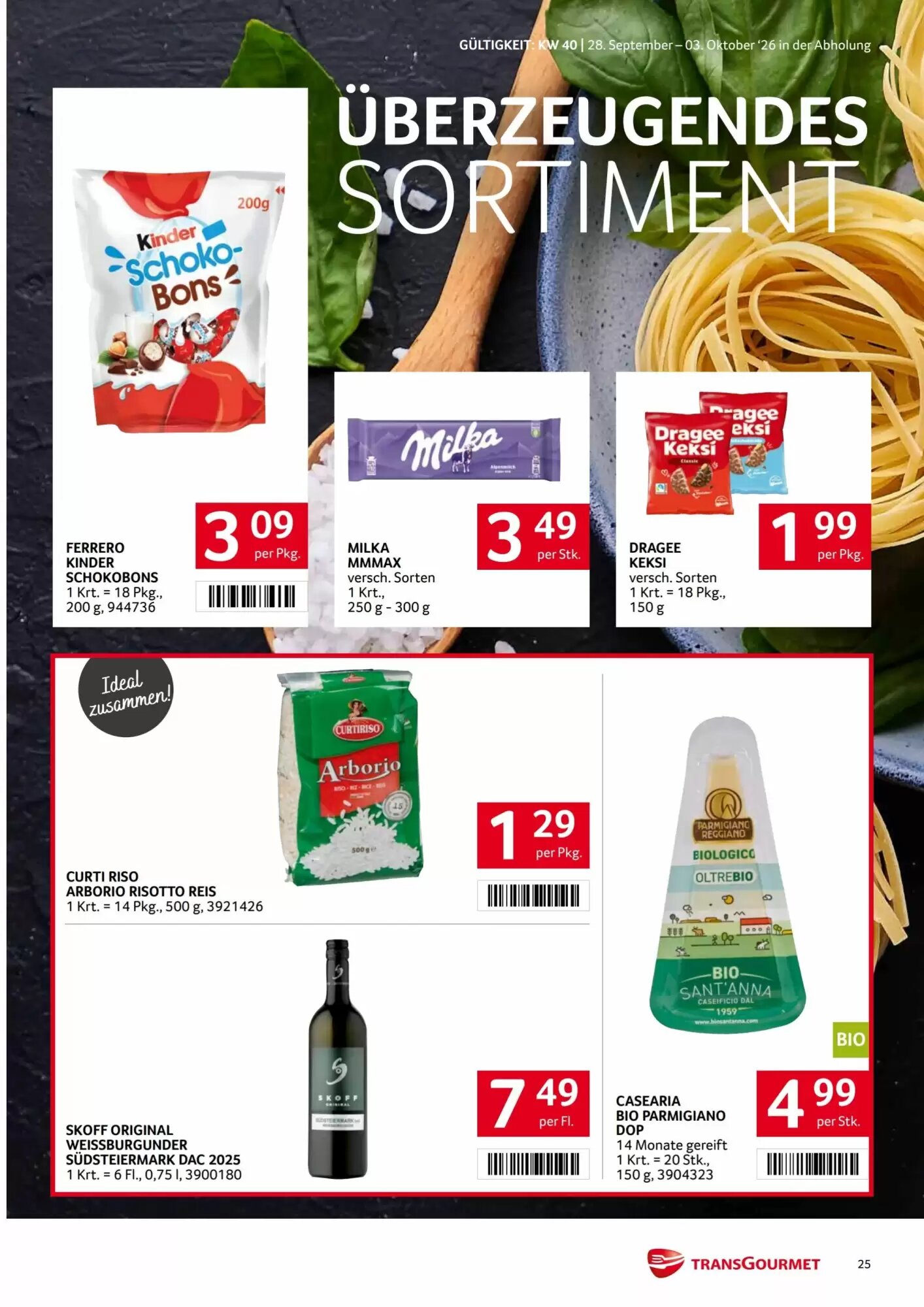 Transgourmet Flugblatt (ab 28.09.2026) - Angebote und Prospekt - Seite 25