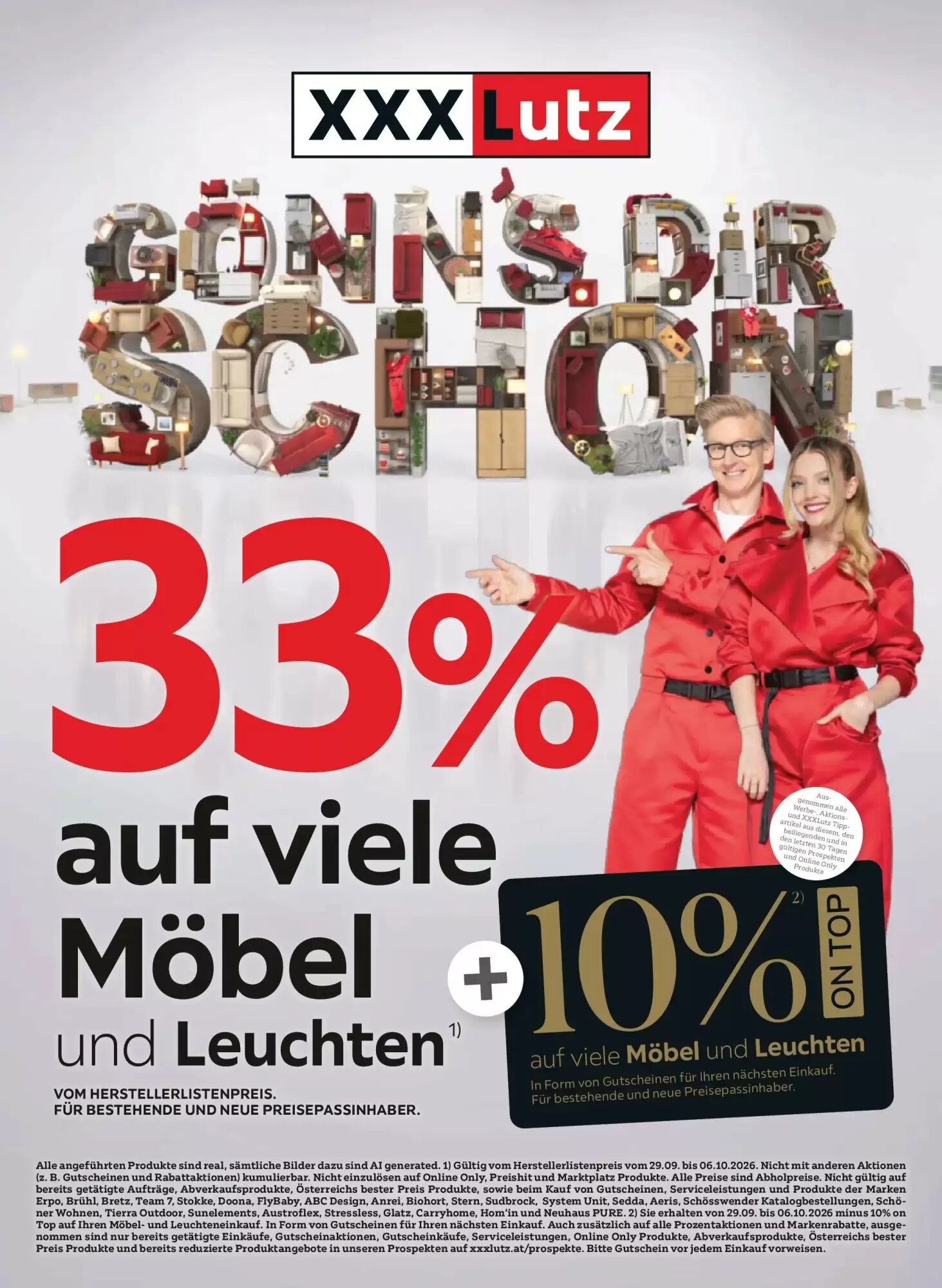 XXXLutz Flugblatt (ab 29.09.2026) - Angebote und Prospekt - Seite 1