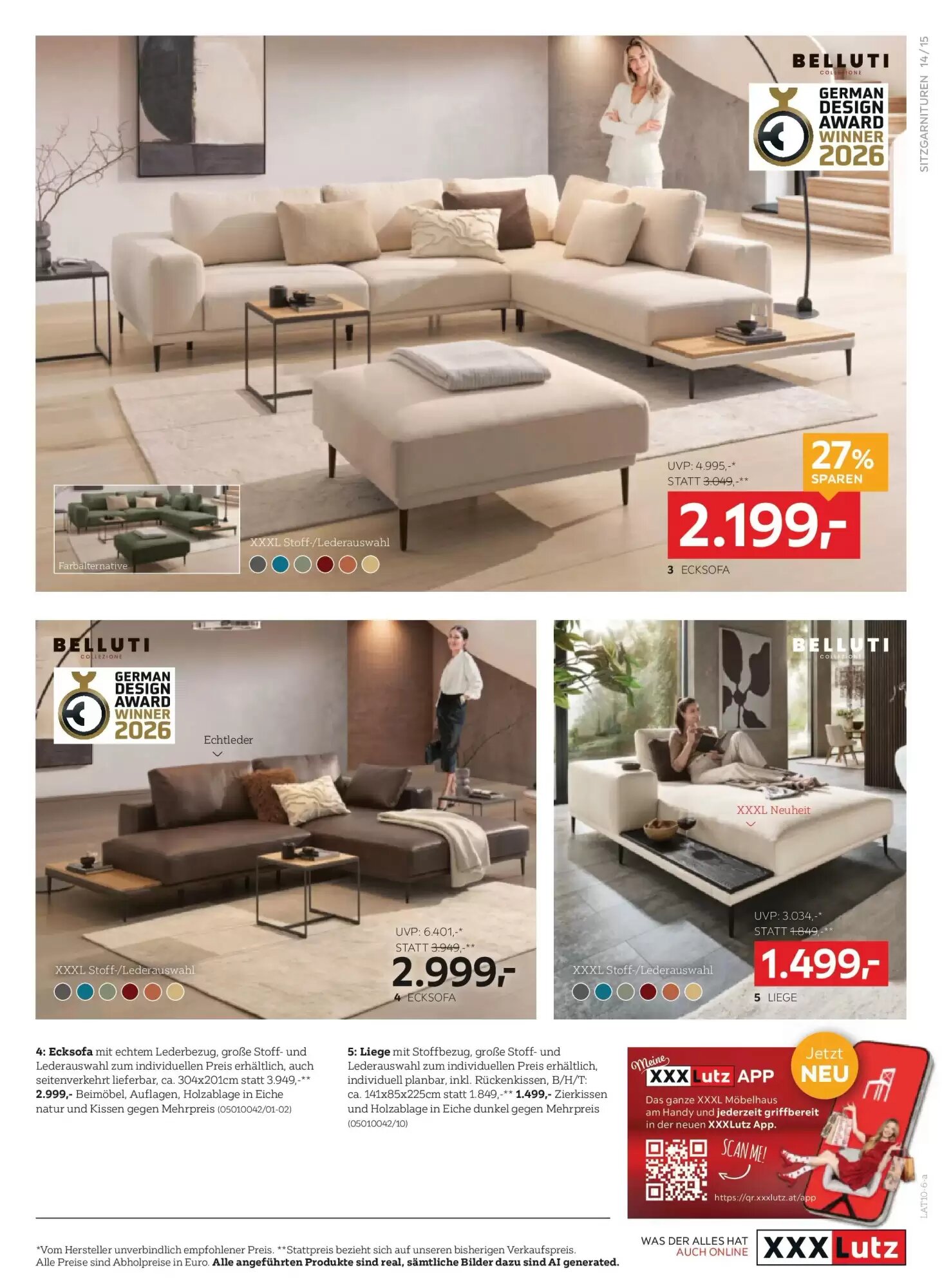 XXXLutz Flugblatt (ab 29.09.2026) - Angebote und Prospekt - Seite 15