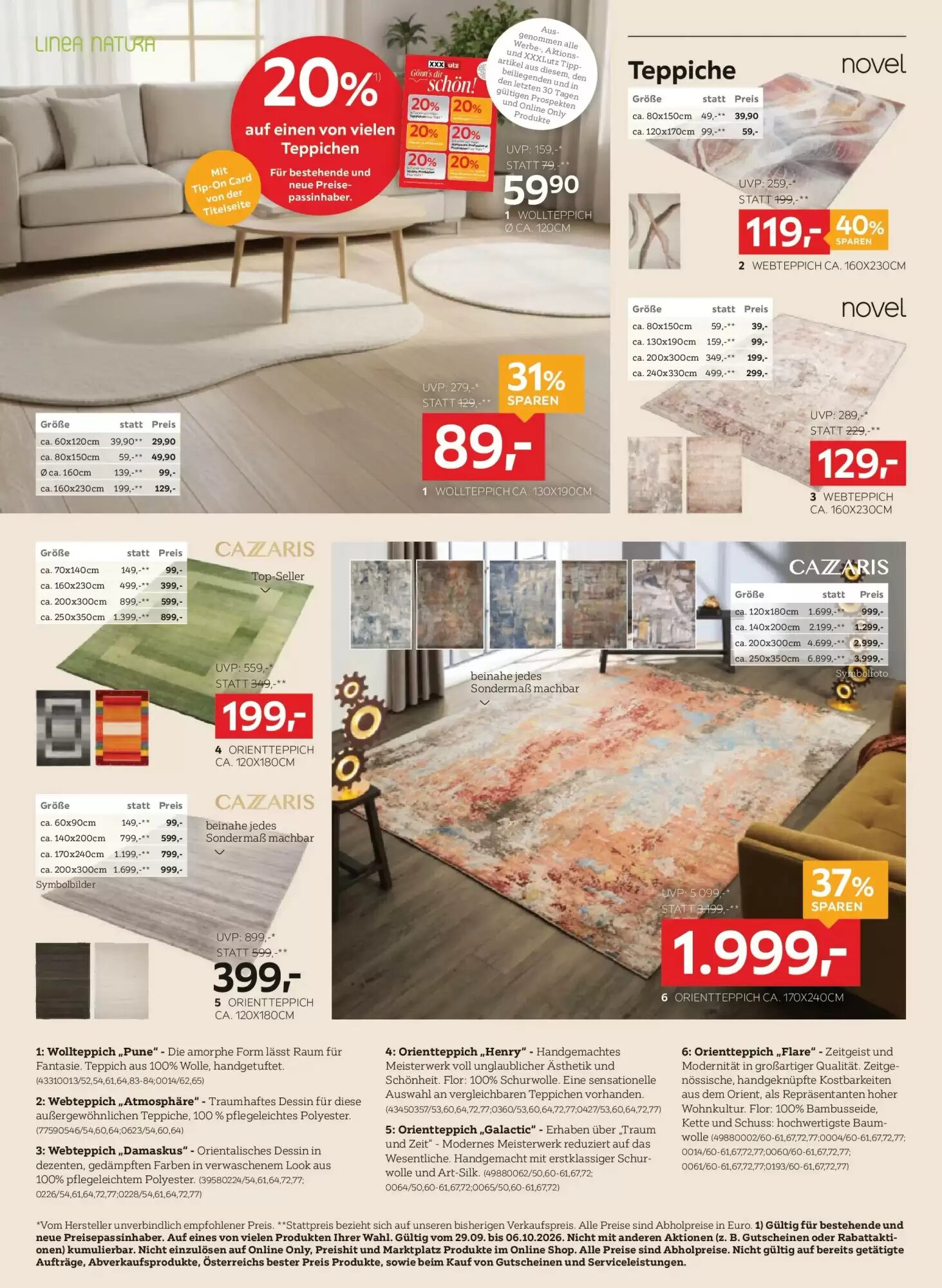 XXXLutz Flugblatt (ab 29.09.2026) - Angebote und Prospekt - Seite 62