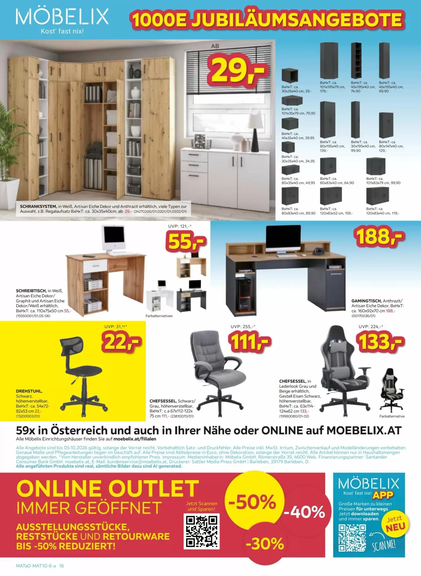 Möbelix Flugblatt (ab 29.09.2026) - Angebote und Prospekt - Seite 16