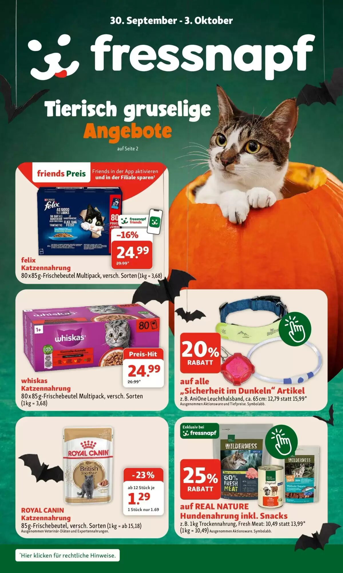 Fressnapf Flugblatt (ab 30.09.2026) - Angebote und Prospekt - Seite 1